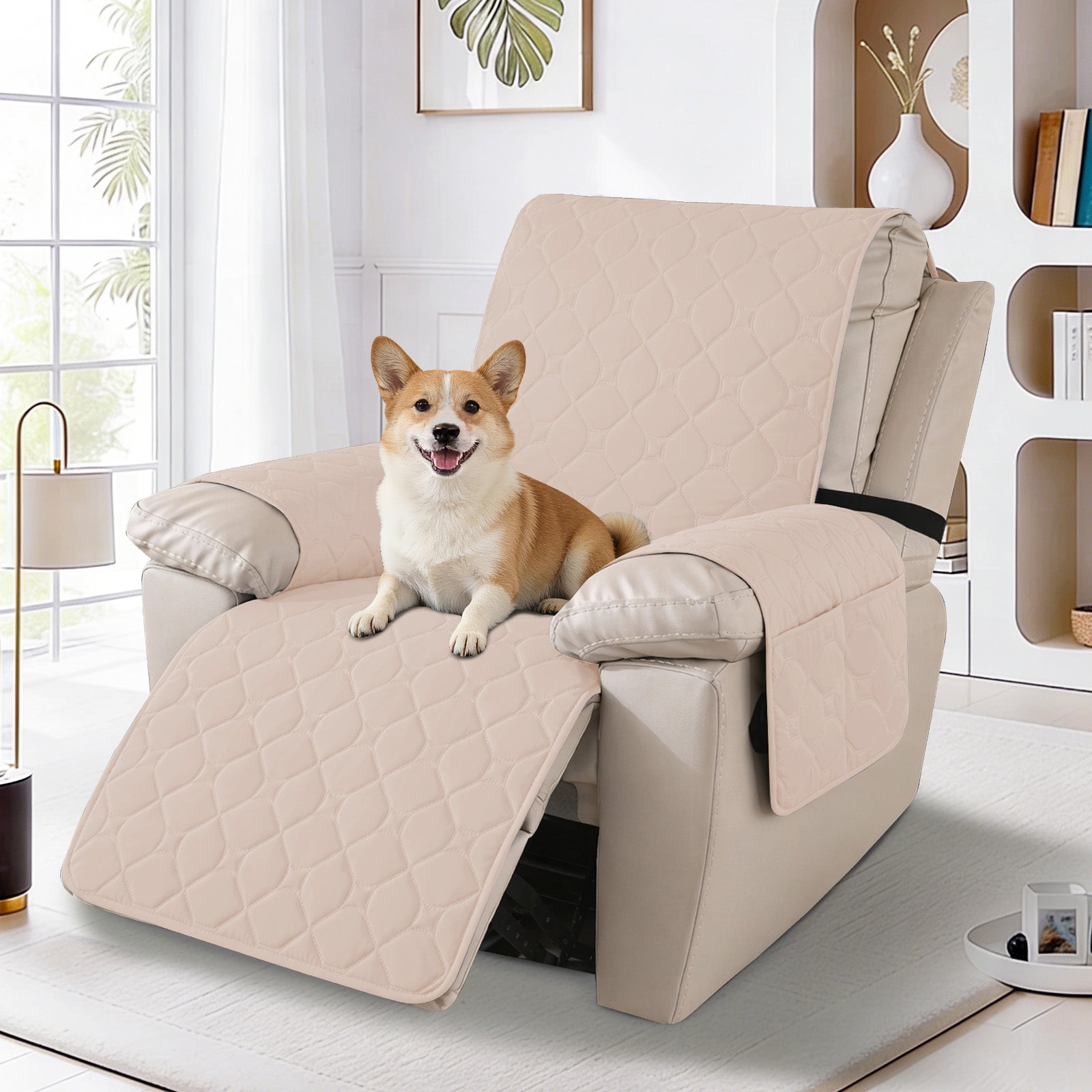 YSTYLE Waterproof Recliner Armchair Cover with Armrests 1 Seater