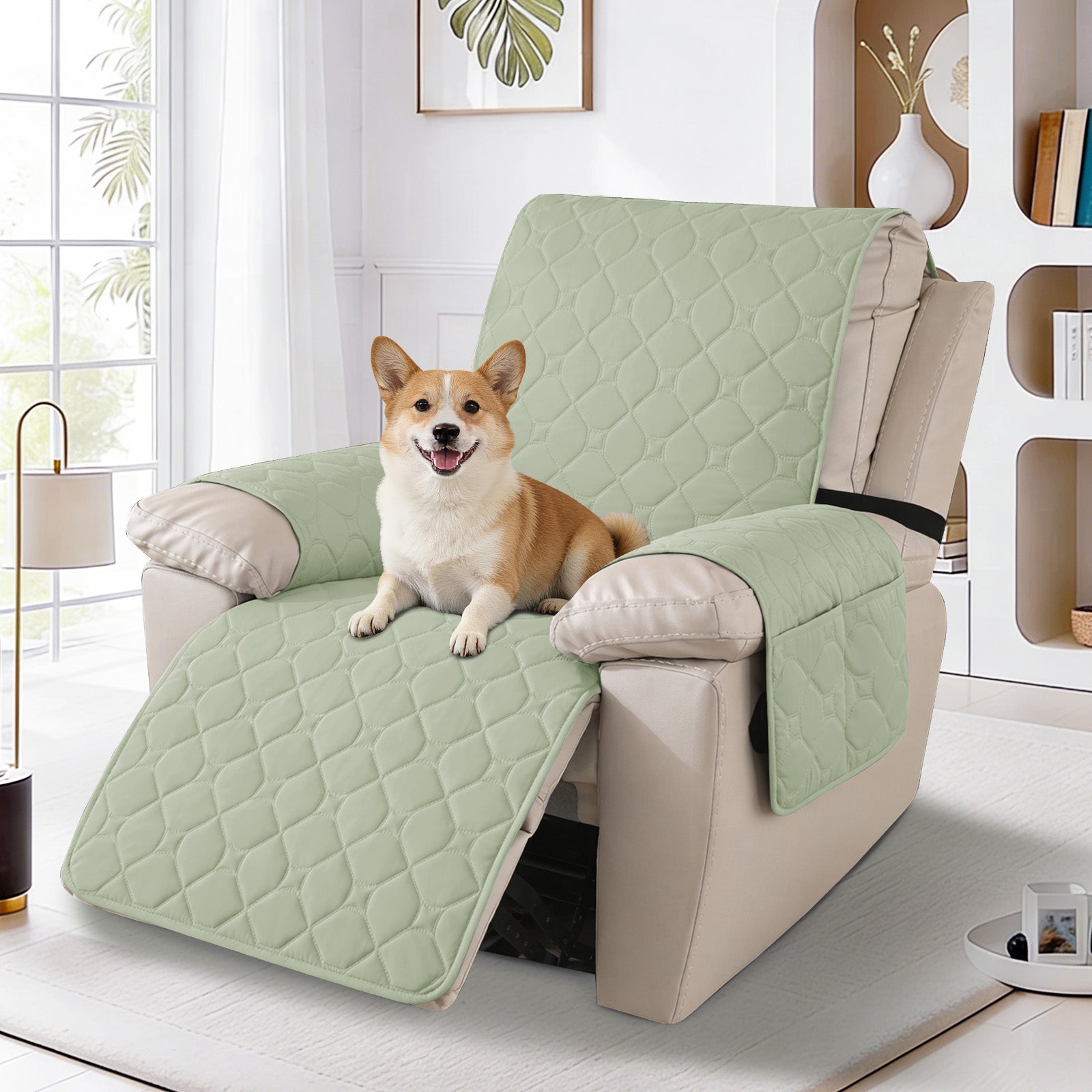 YSTYLE imperméable Recliner Armchair couverture with accoudoirs 1 Seater