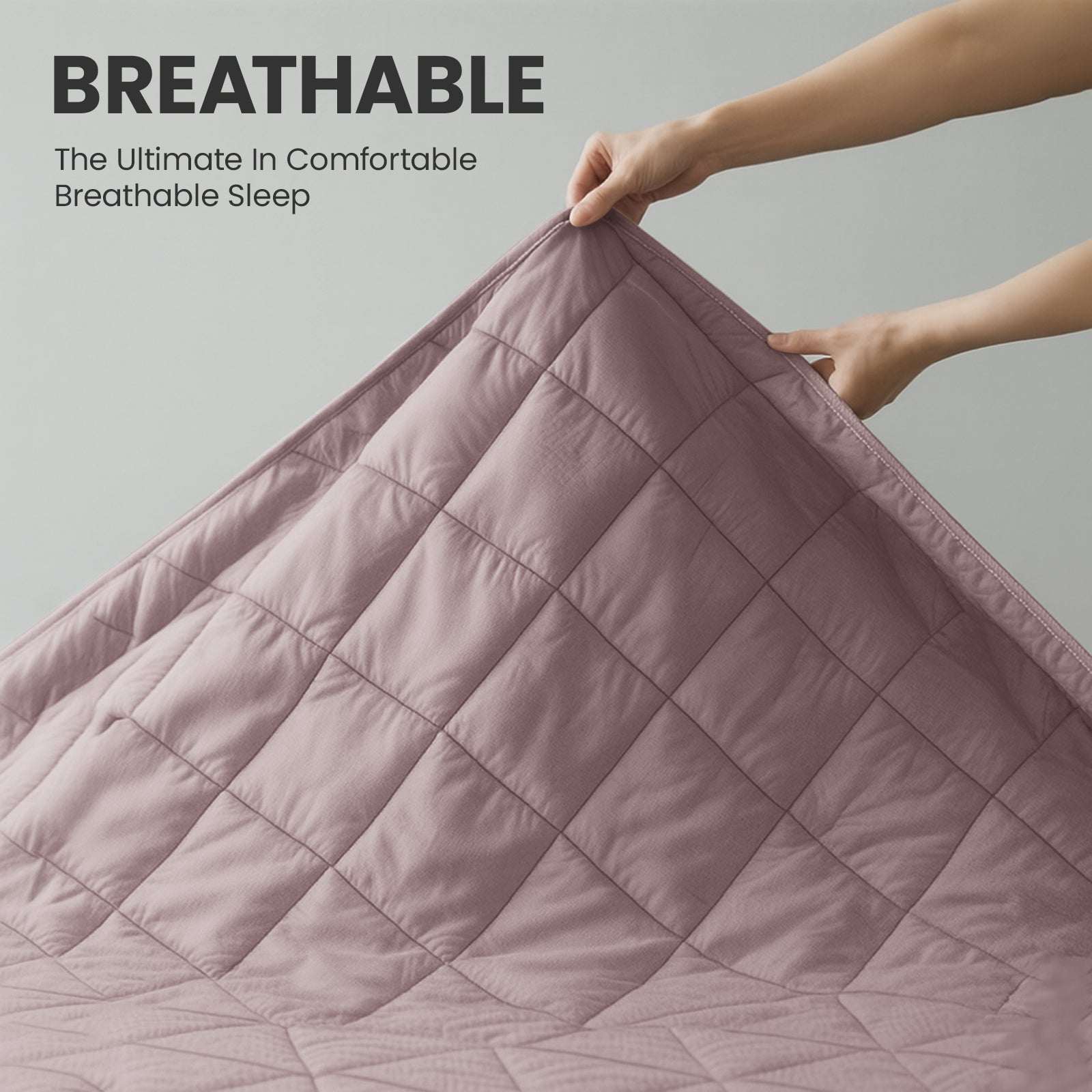 Waterproof Quilted Mattress Protector with Deep Pocket Elastic Fit