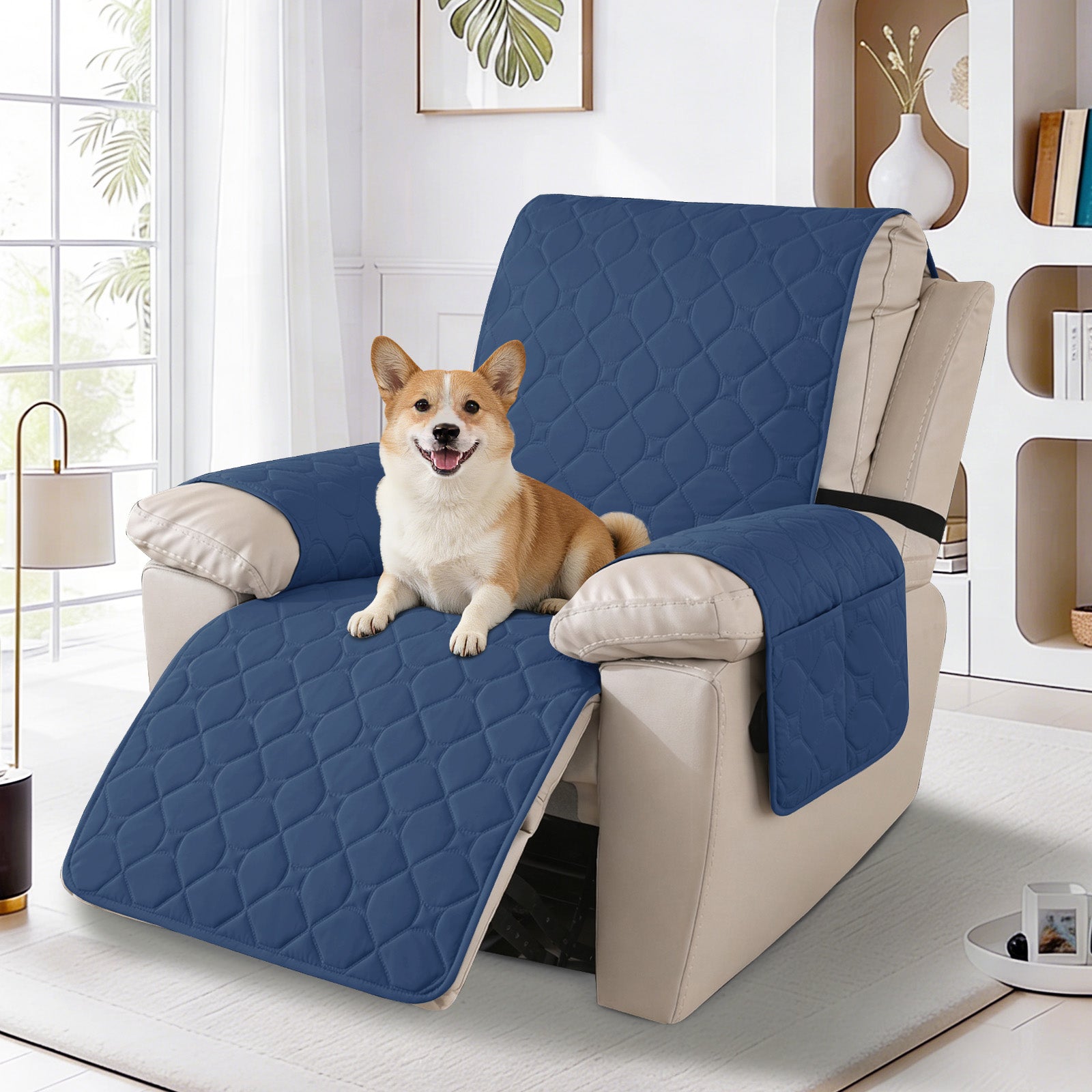 YSTYLE imperméable Recliner Armchair couverture with accoudoirs 1 Seater