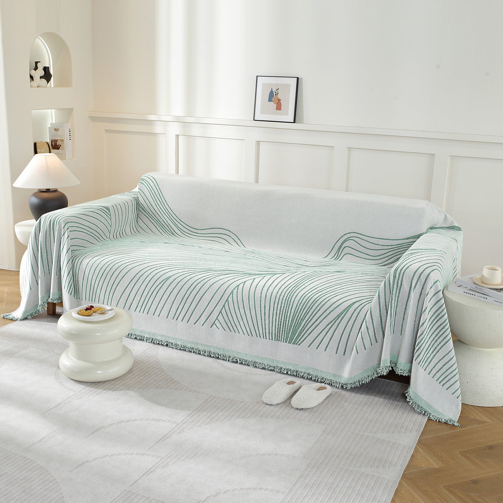 YSTYLE Universal 2 Seater canapé couverture Throw 180x280CM Soft