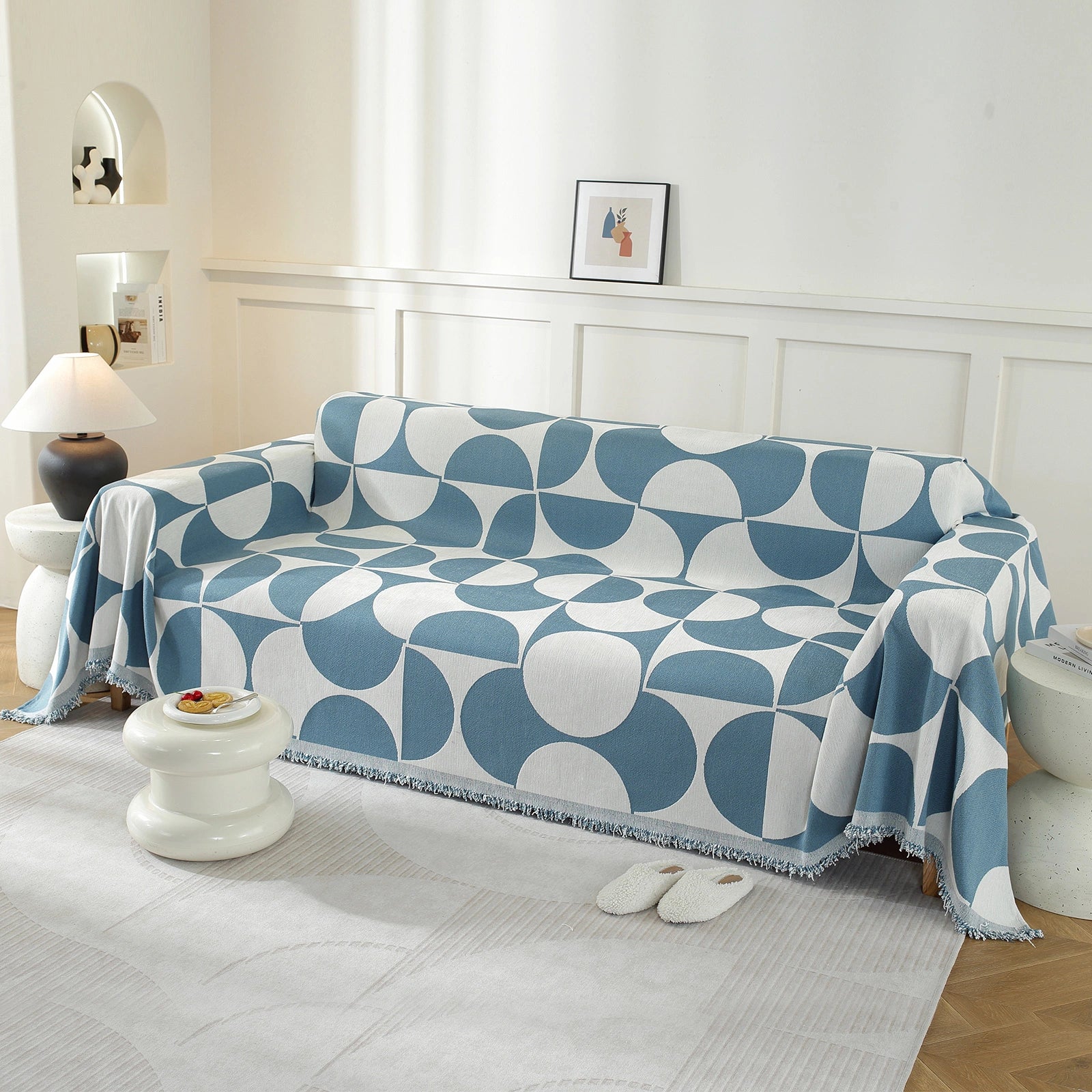 YSTYLE Universal 4 Seater Sofa Cover Throw 180x380cm Washable-YSTYLE