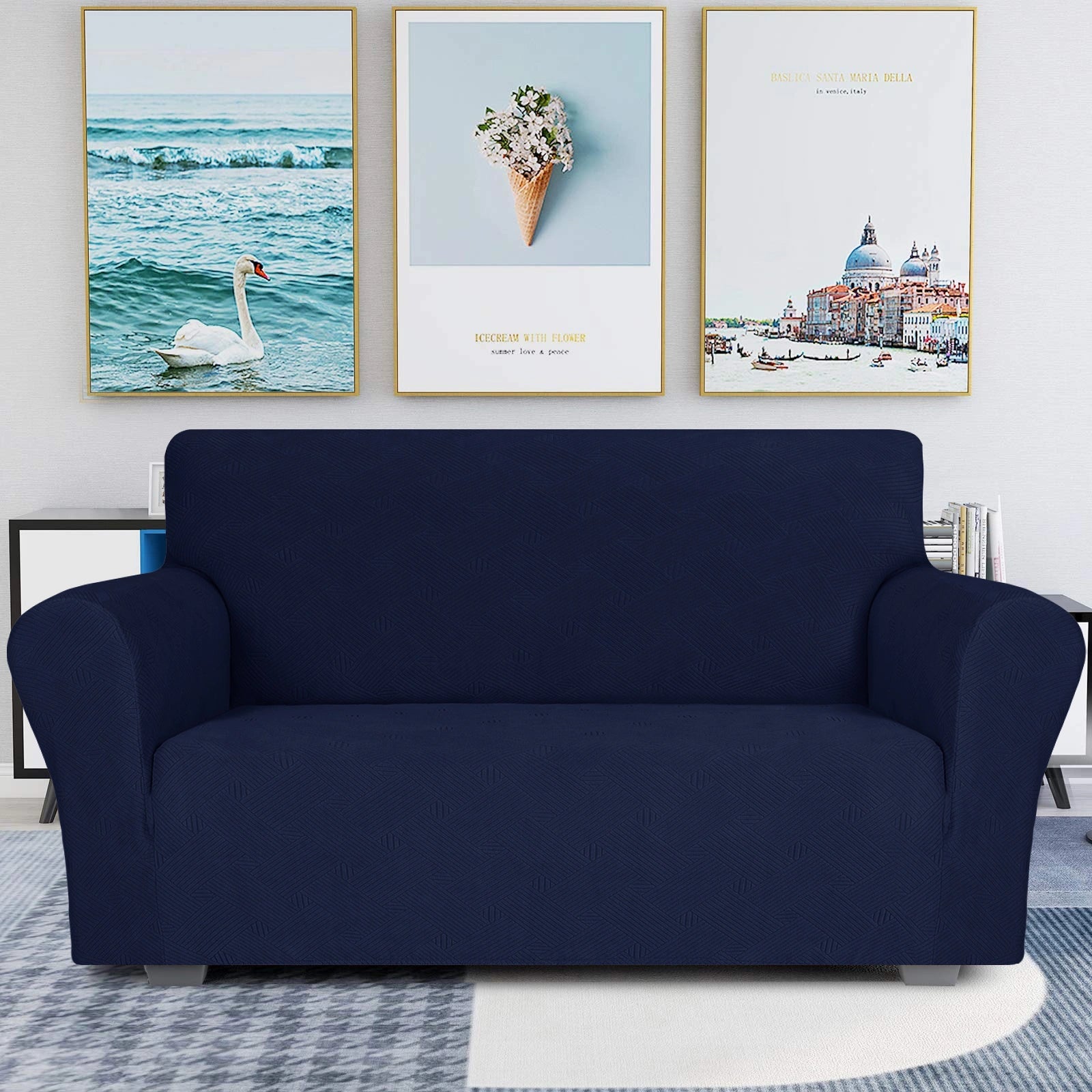 YSTYLE High Stretch 2 Seater Sofa Cover Anti Slip Washable-YSTYLE