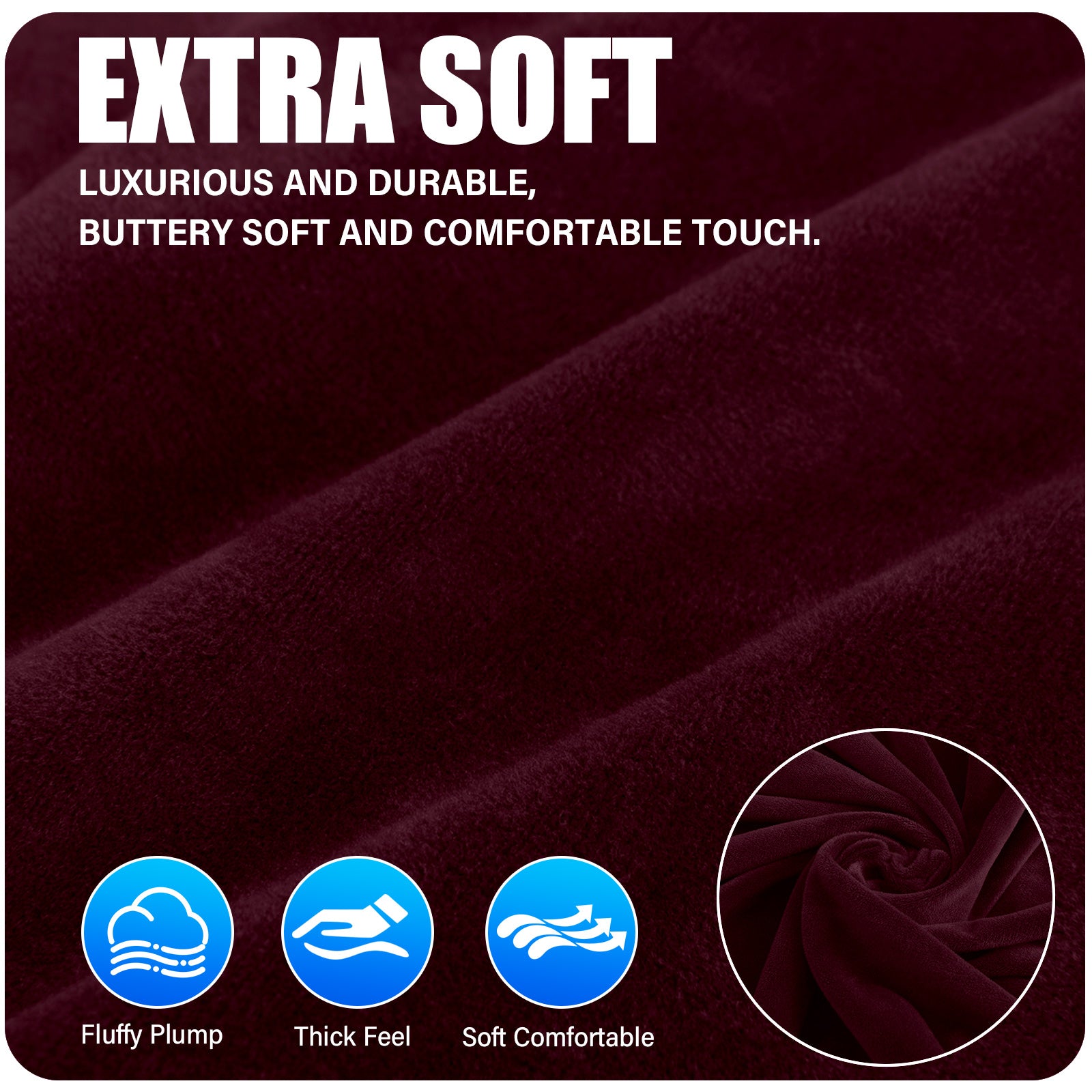 Ystyle 180cm Velvet Headboard Cover, Elastic Slipcover for Bed Headboard, Solid Color Washable Headboard Protector for Single/Double Beds