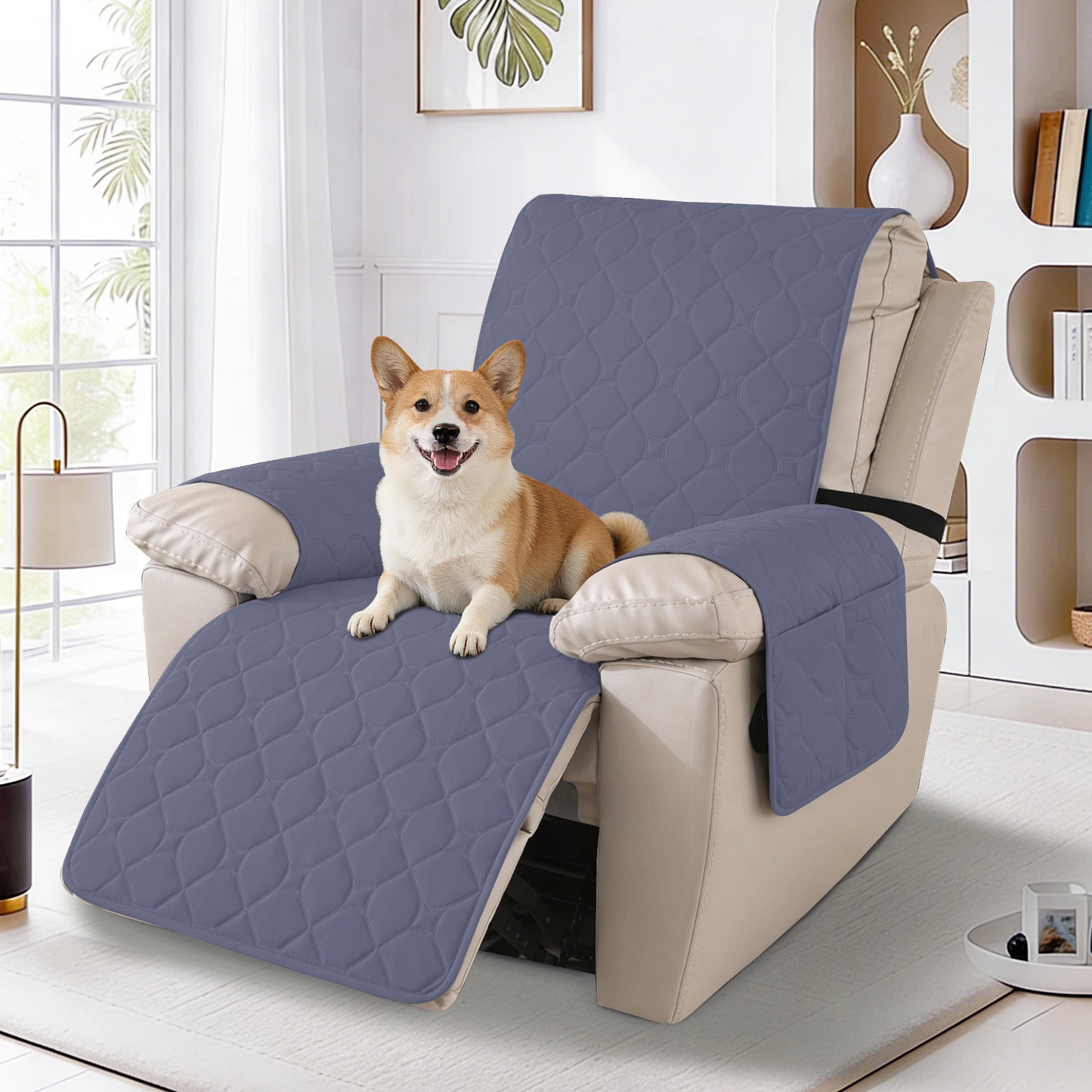 YSTYLE Waterproof Recliner Armchair Cover with Armrests 1 Seater