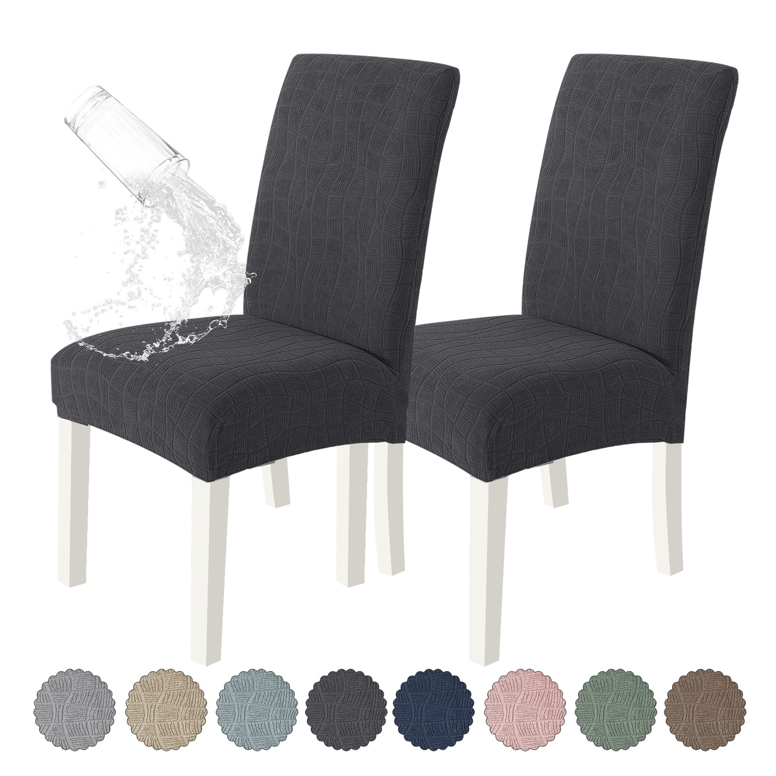 YSTYLE 100% Waterproof Dining Room Chair Covers
