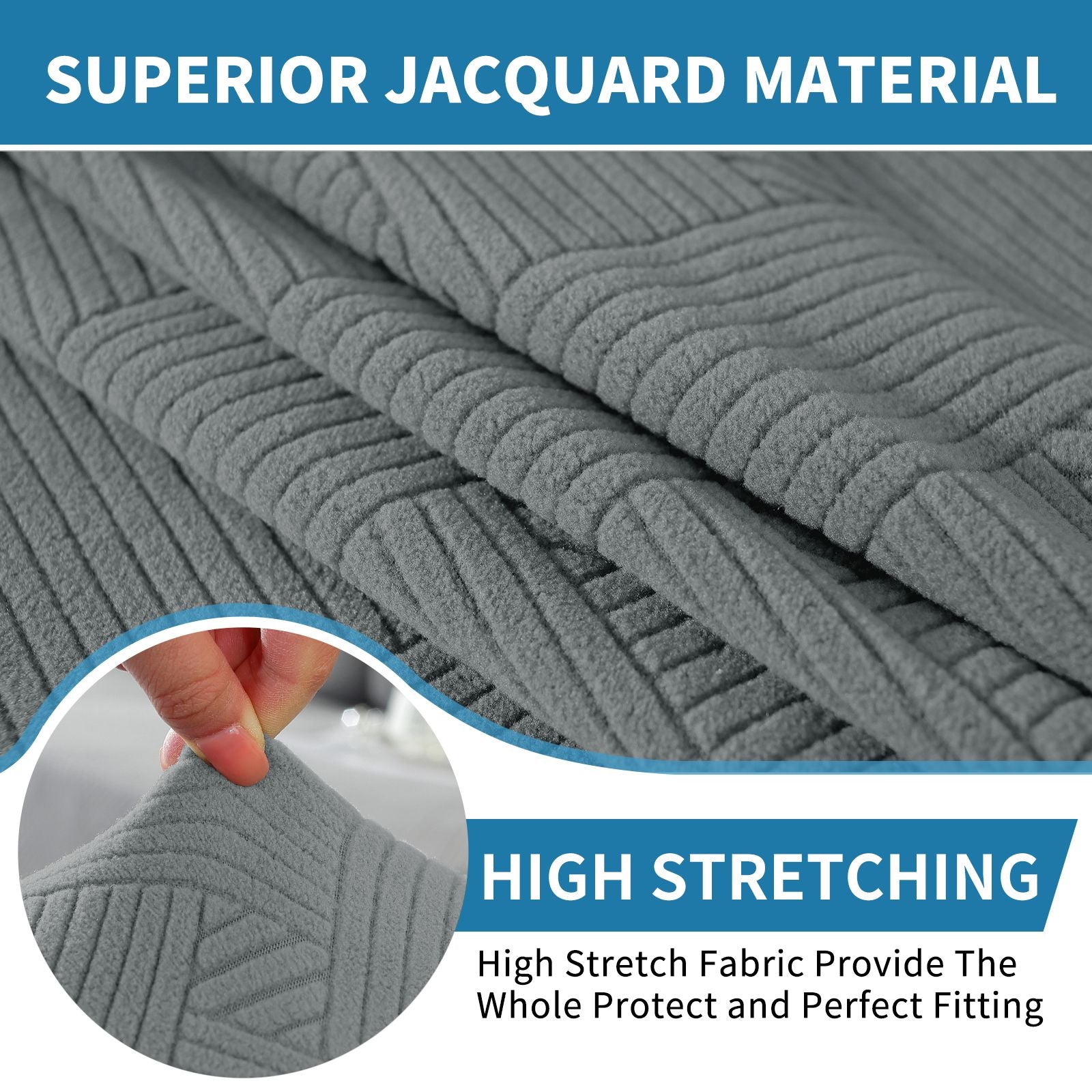 YSTYLE 2 pezzi coprisedie morbidi ed elastici con schienale adattabilità universale