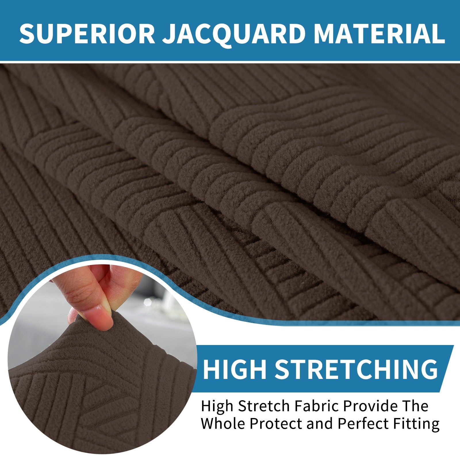 YSTYLE 2 pezzi coprisedie morbidi ed elastici con schienale adattabilità universale