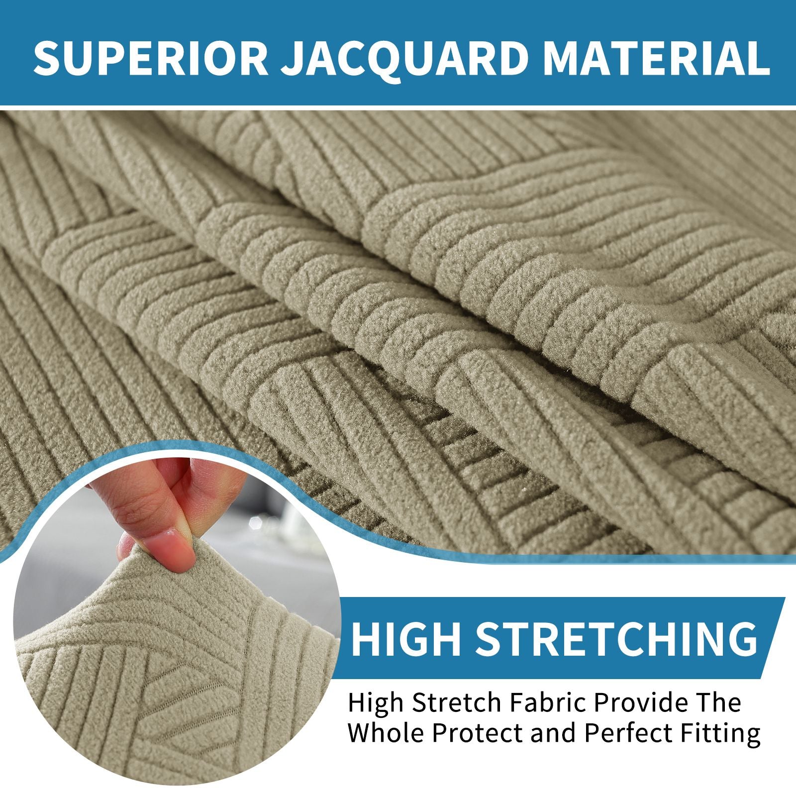 YSTYLE 2 pezzi coprisedie morbidi ed elastici con schienale adattabilità universale