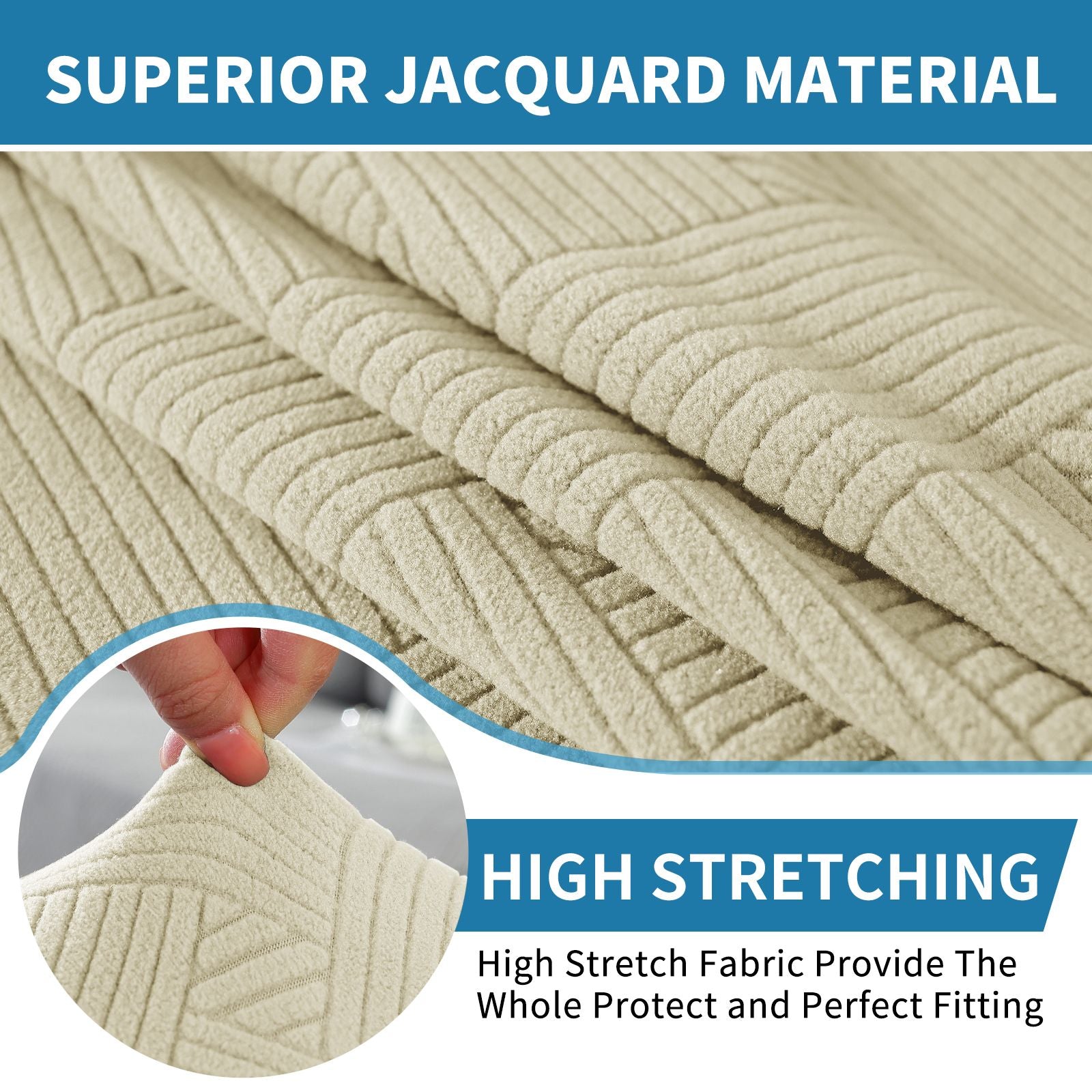 YSTYLE 2 pezzi coprisedie morbidi ed elastici con schienale adattabilità universale