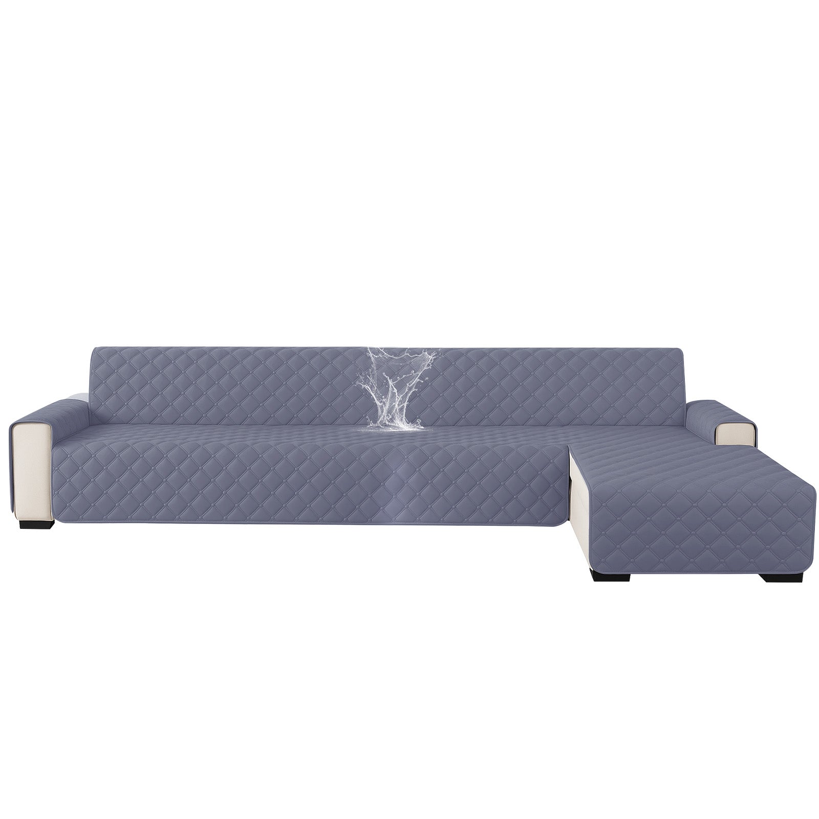 Ystyle Waterproof 4 Seater Corner Sofa Cover Reversible 280 cm-YSTYLE