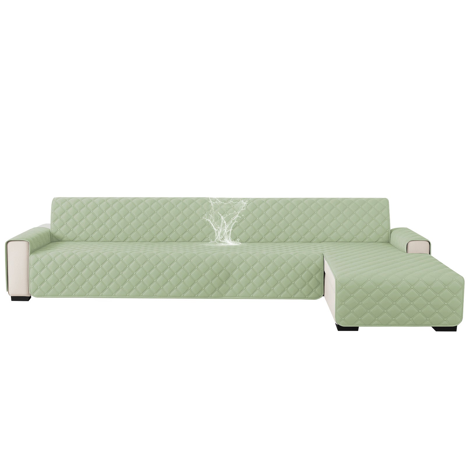 Ystyle Waterproof 4 Seater Corner Sofa Cover Reversible 280 cm-YSTYLE