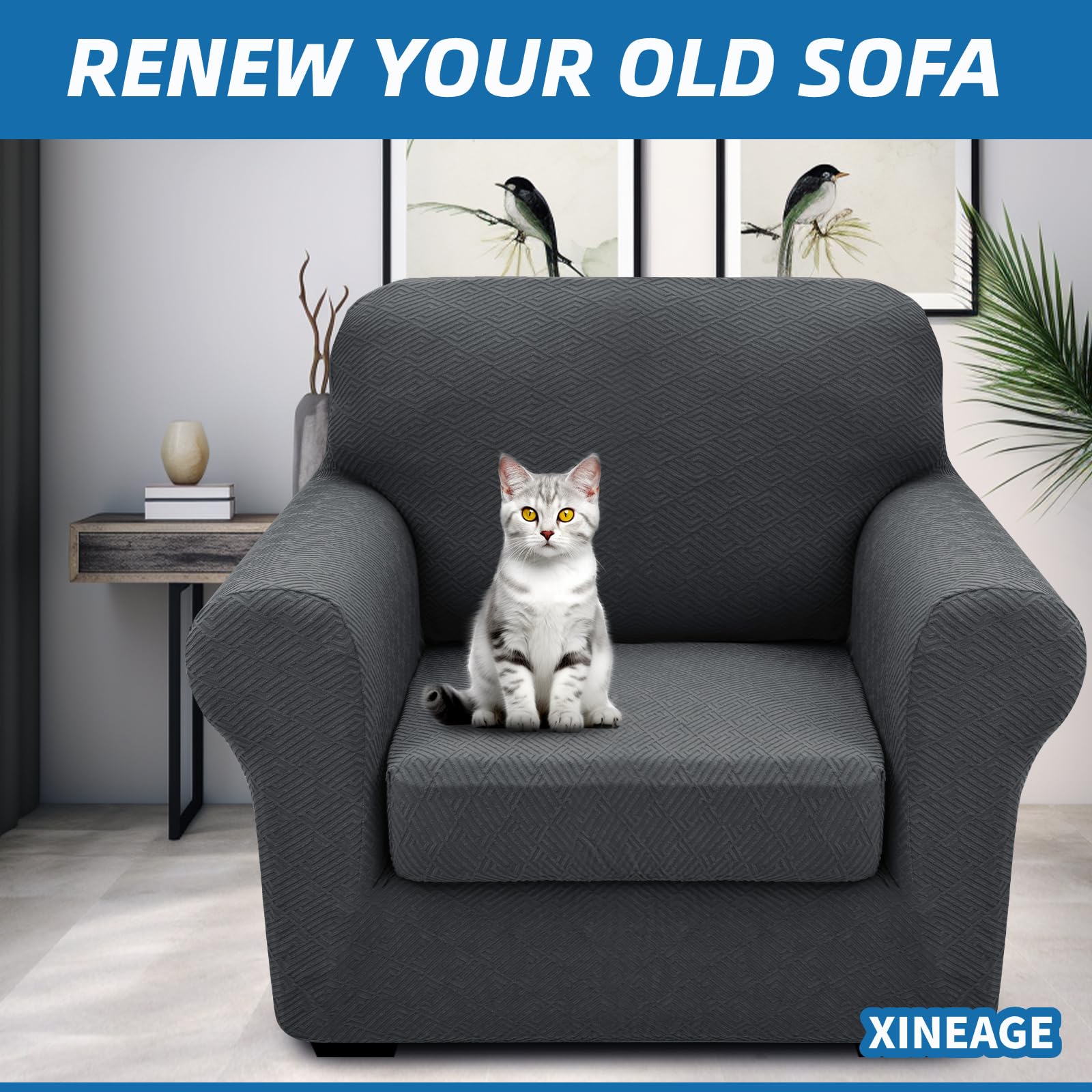 Ystyle Sofa Cover Non-slip Couch Cover Furniture Protector for Pets