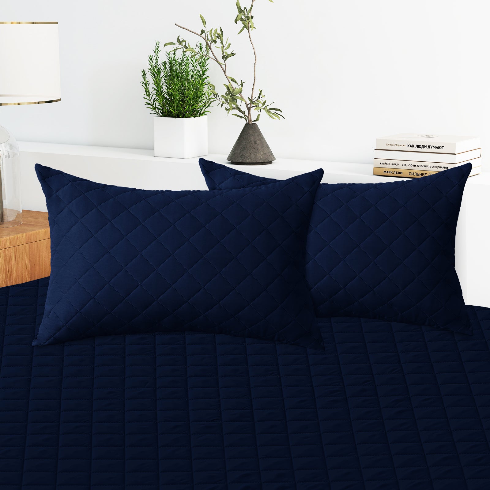 YSTYLE 2 Waterproof Pillowcases 50x80cm Breathable Anti Mite-YSTYLE