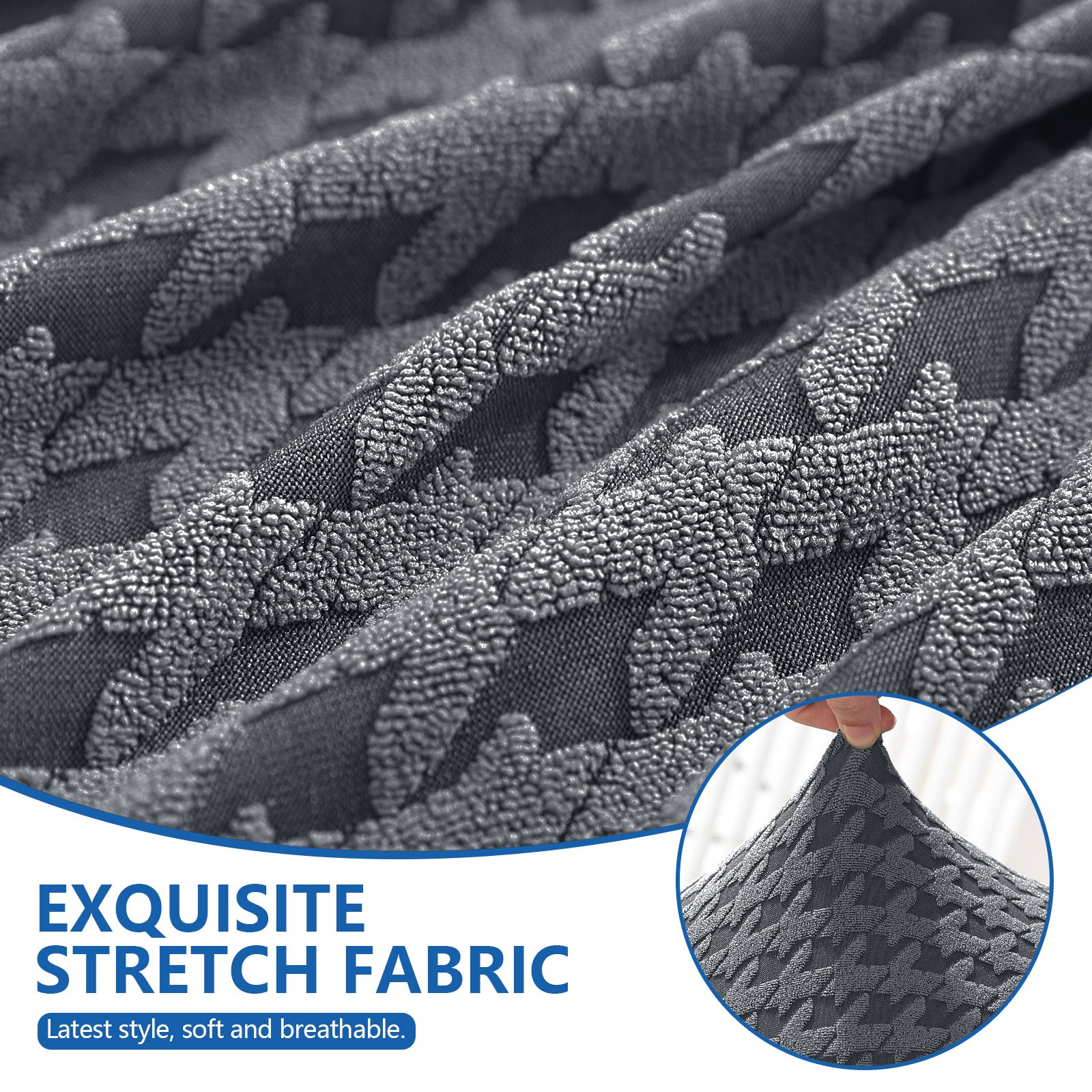 Ystyle Stretch 4 Seater Sofa Cover with New Pattern Anti Slip-YSTYLE