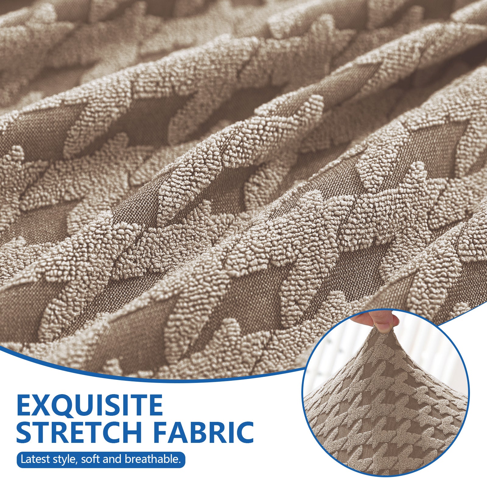 Ystyle Stretch 4 Seater Sofa Cover with New Pattern Anti Slip-YSTYLE