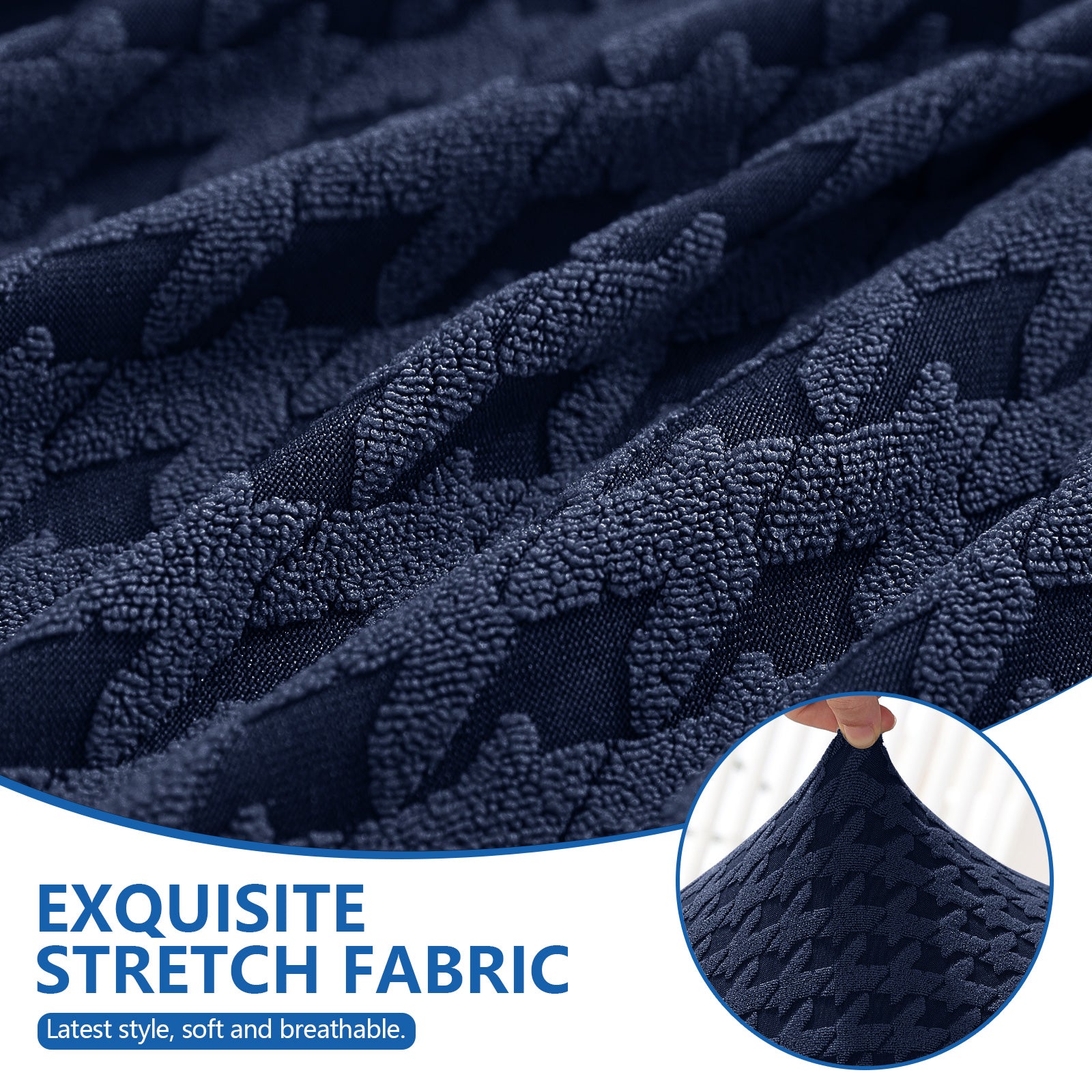 Ystyle Stretch 4 Seater Sofa Cover with New Pattern Anti Slip-YSTYLE