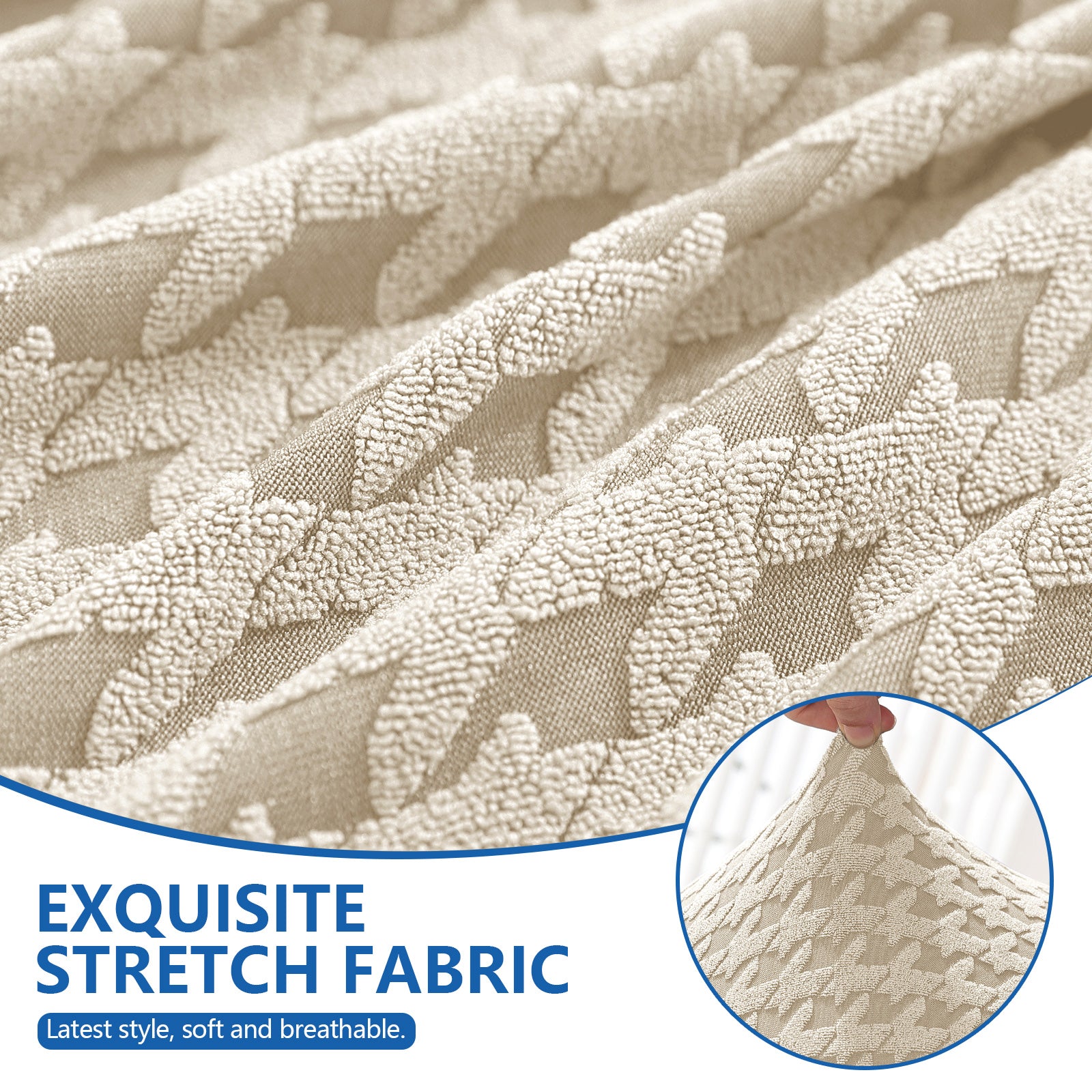 Ystyle Stretch 4 Seater Sofa Cover with New Pattern Anti Slip-YSTYLE