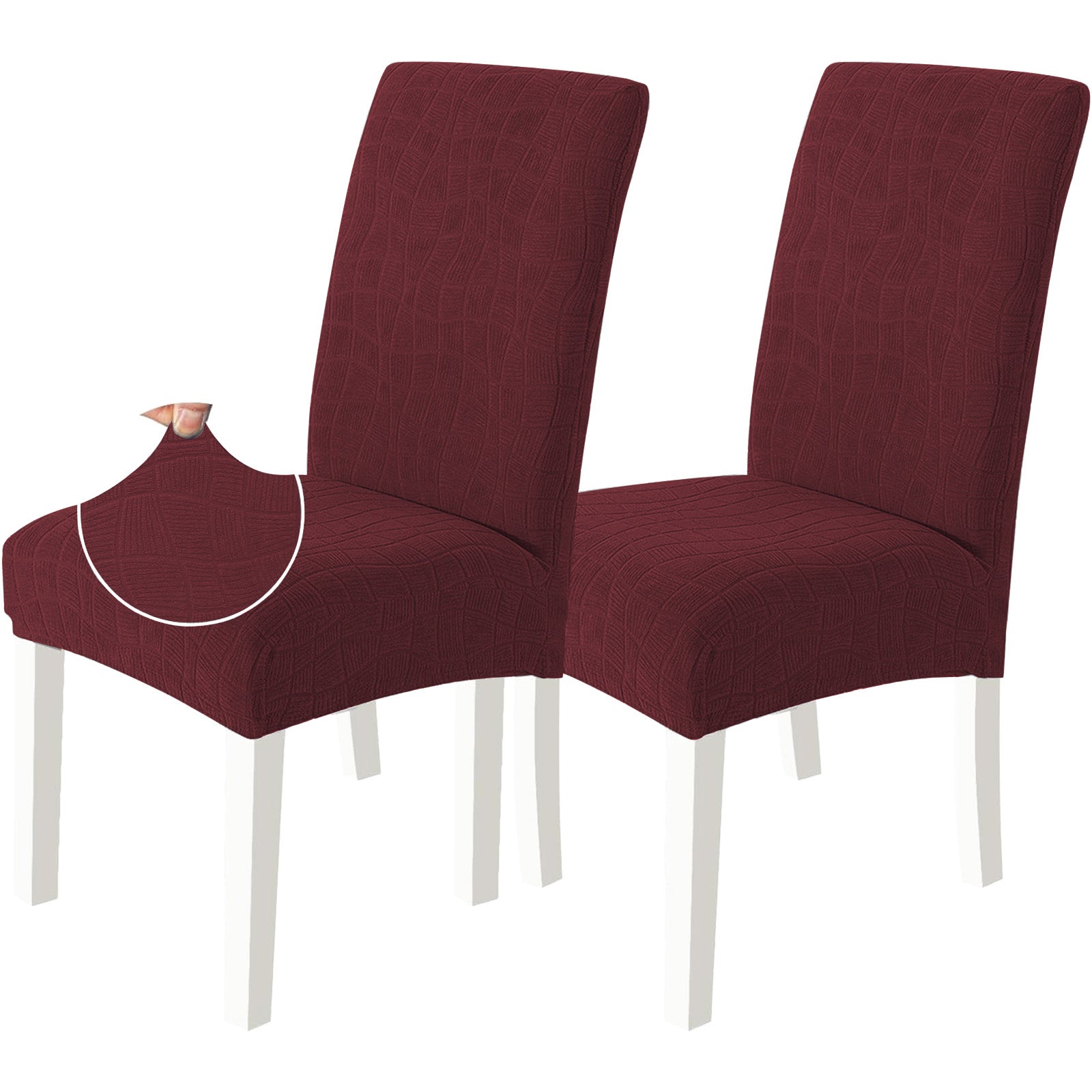 YSTYLE 2 Pieces Universal Stretch Chair Covers with Backrest