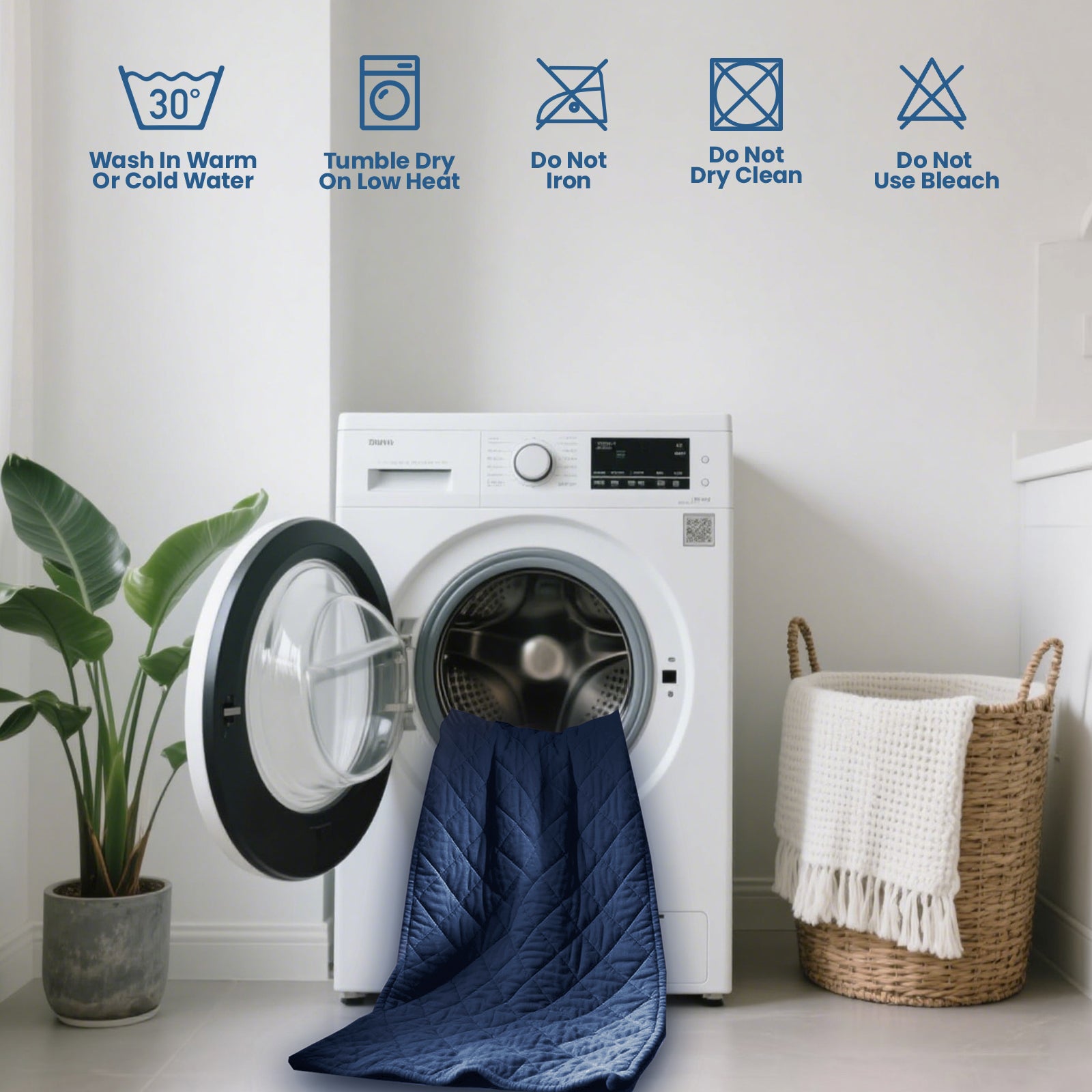 Waterproof Quilted Mattress Protector with Deep Pocket Elastic Fit