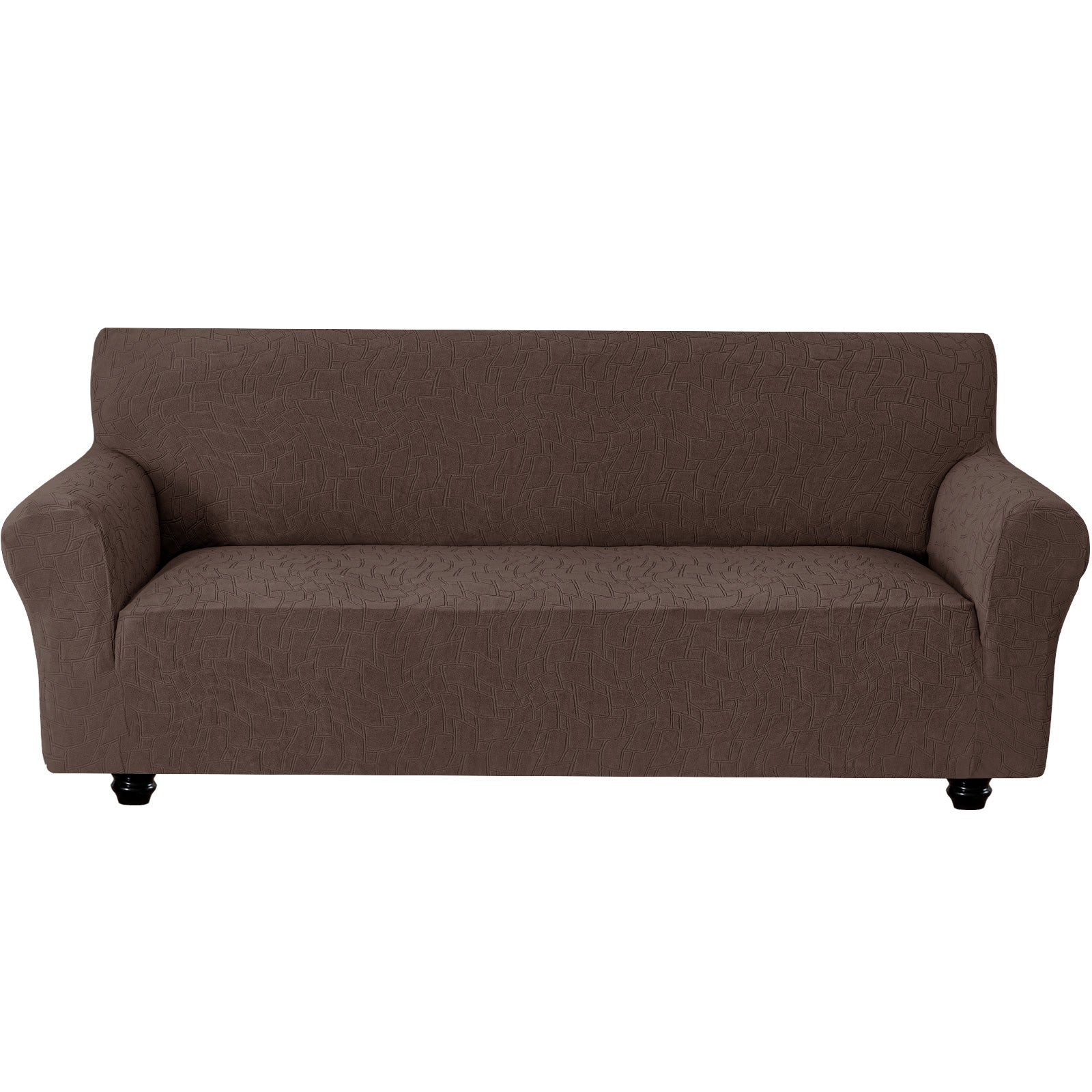 Ystyle Stretch 3 Seater Sofa Cover Jacquard Geometric Pattern-YSTYLE