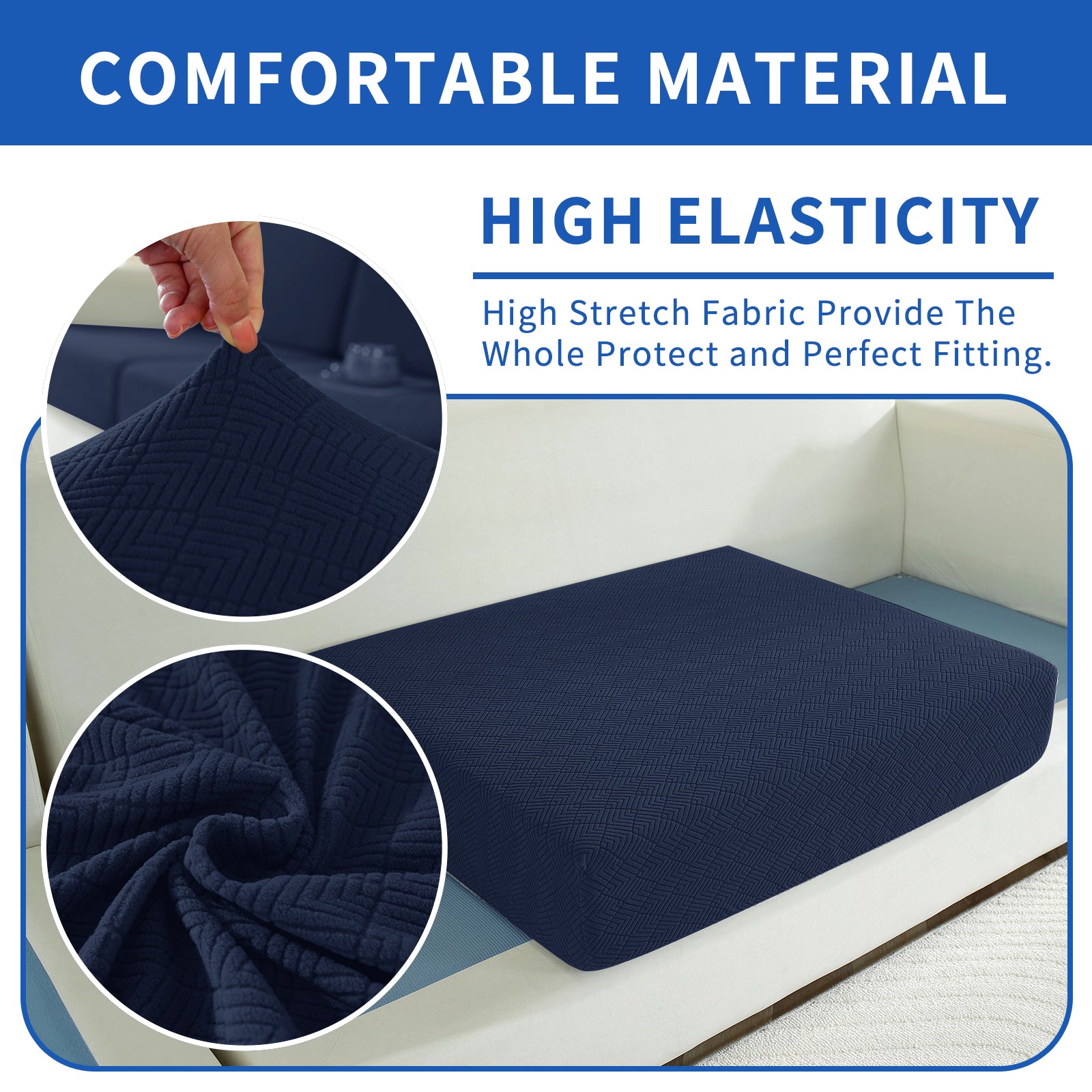 YSTYLE Coprisedile per divano stretch con funzione antiscivolo