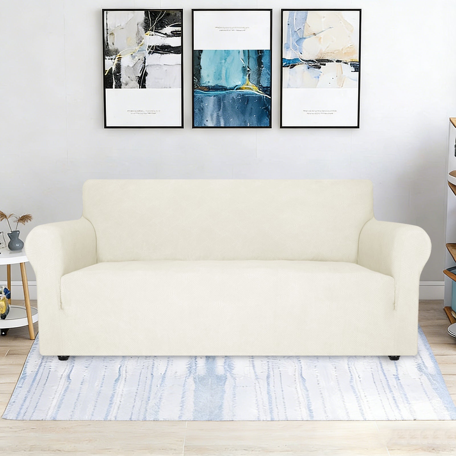 YSTYLE High Stretch 3 Seater Sofa Cover Anti Slip Washable-YSTYLE