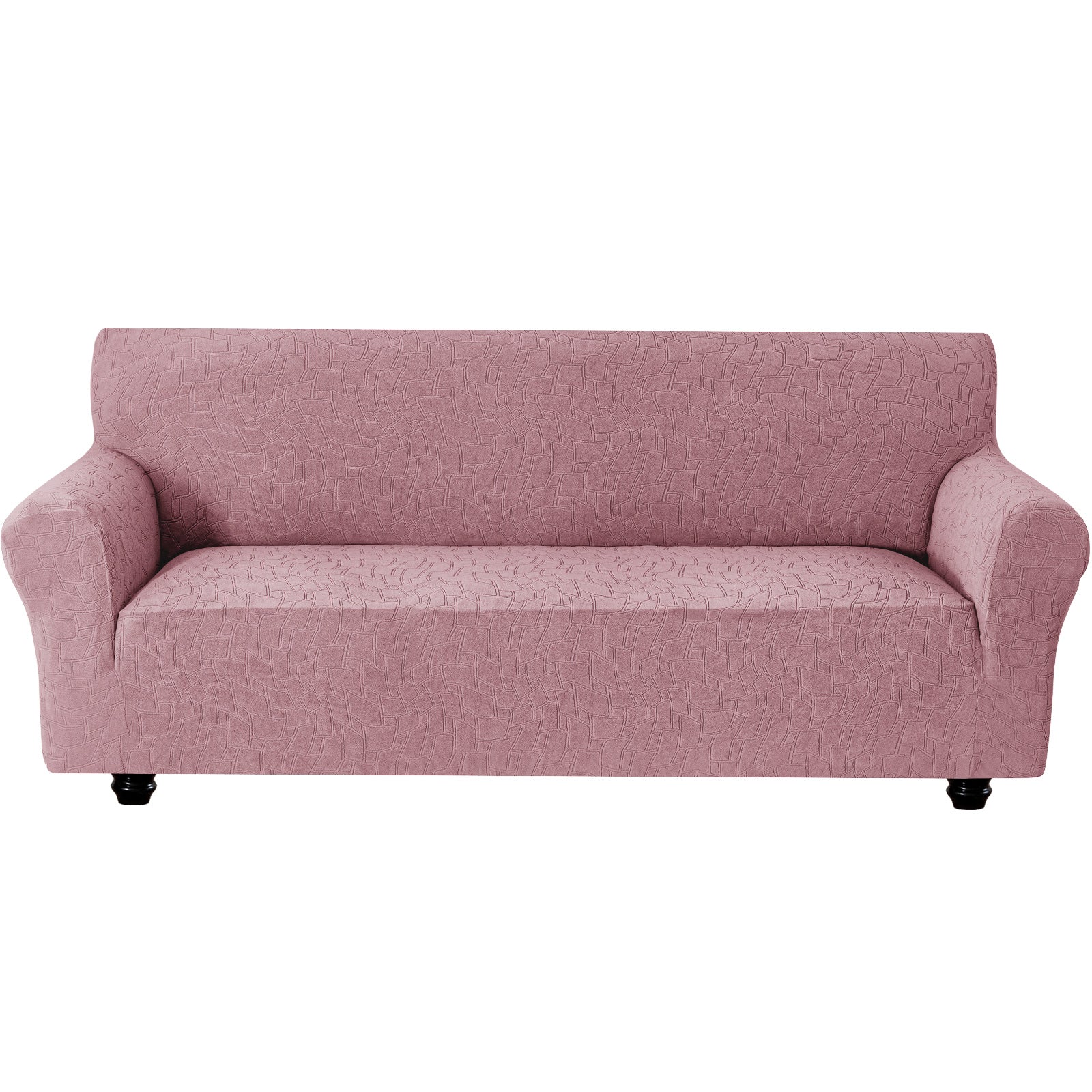 Ystyle Stretch 3 Seater Sofa Cover Jacquard Geometric Pattern-YSTYLE