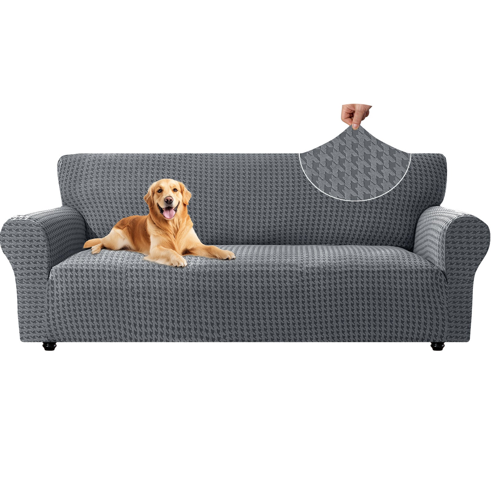 Ystyle Stretch 3 Seater Sofa Cover with New Pattern Anti Slip-YSTYLE