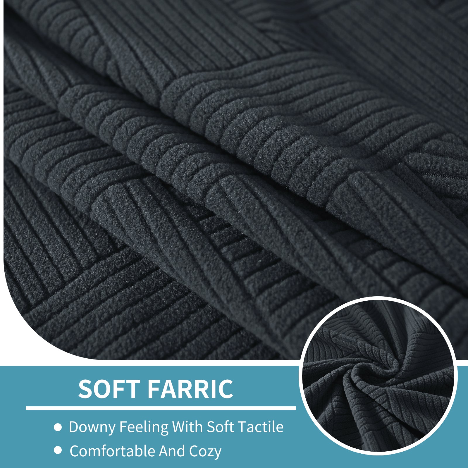 YSTYLE Sofá 1 Pieza Manta para Asiento – Ajuste Elástico, Antideslizante, Patrón Geométrico, Uso Universal, Protección Total - Patrón Entrelazado