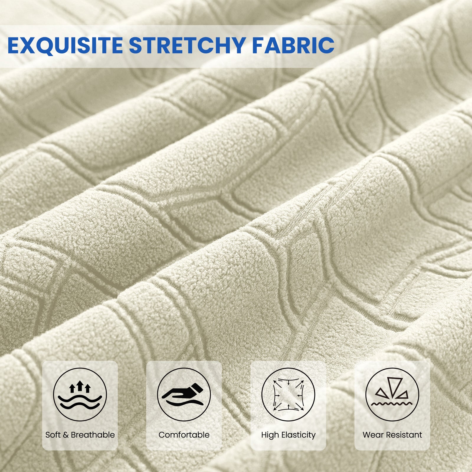 YSTYLE Universal Elastic 180cm Headboard Cover Dustproof Washable