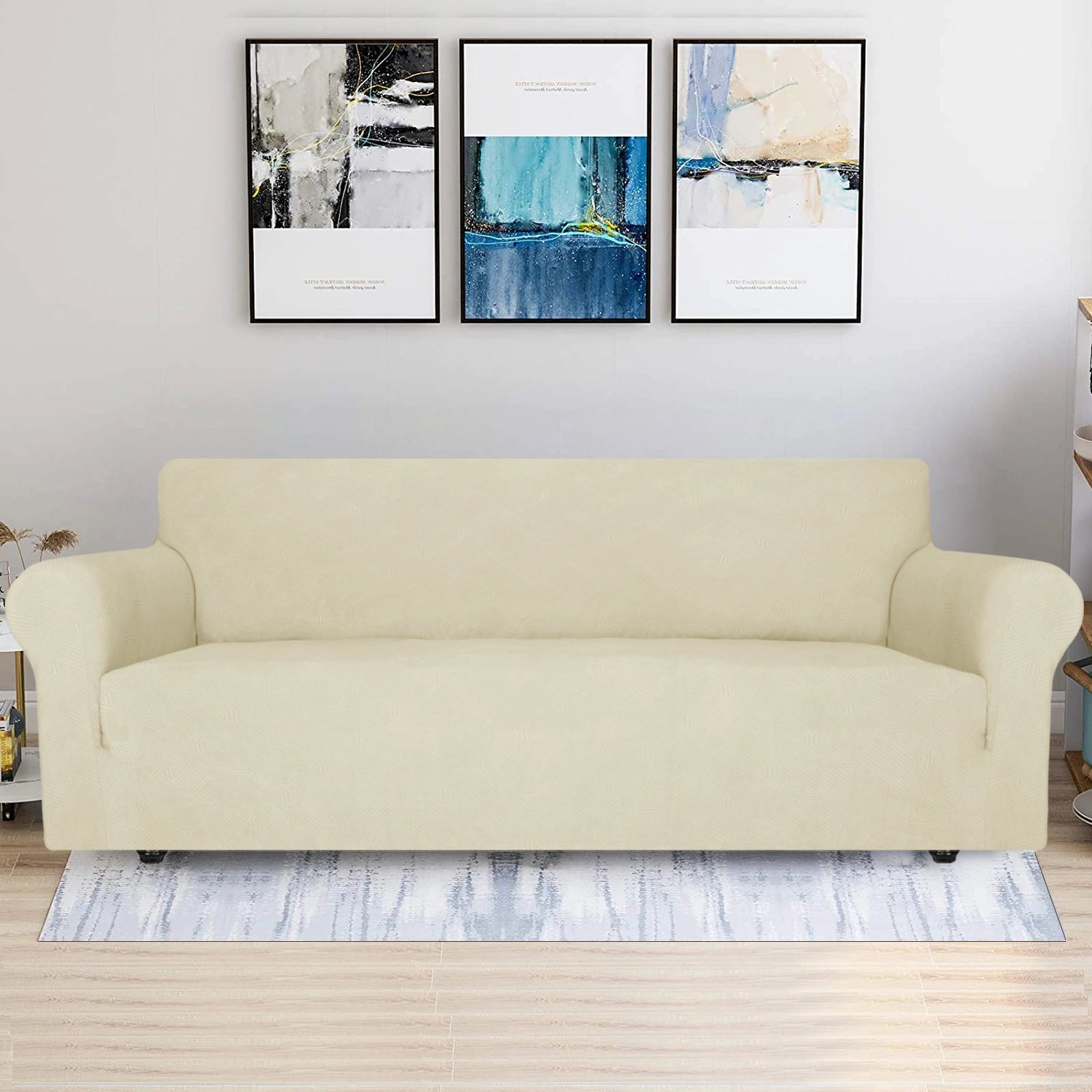 YSTYLE High Stretch 4 Seater Sofa Cover Anti Slip Washable-YSTYLE