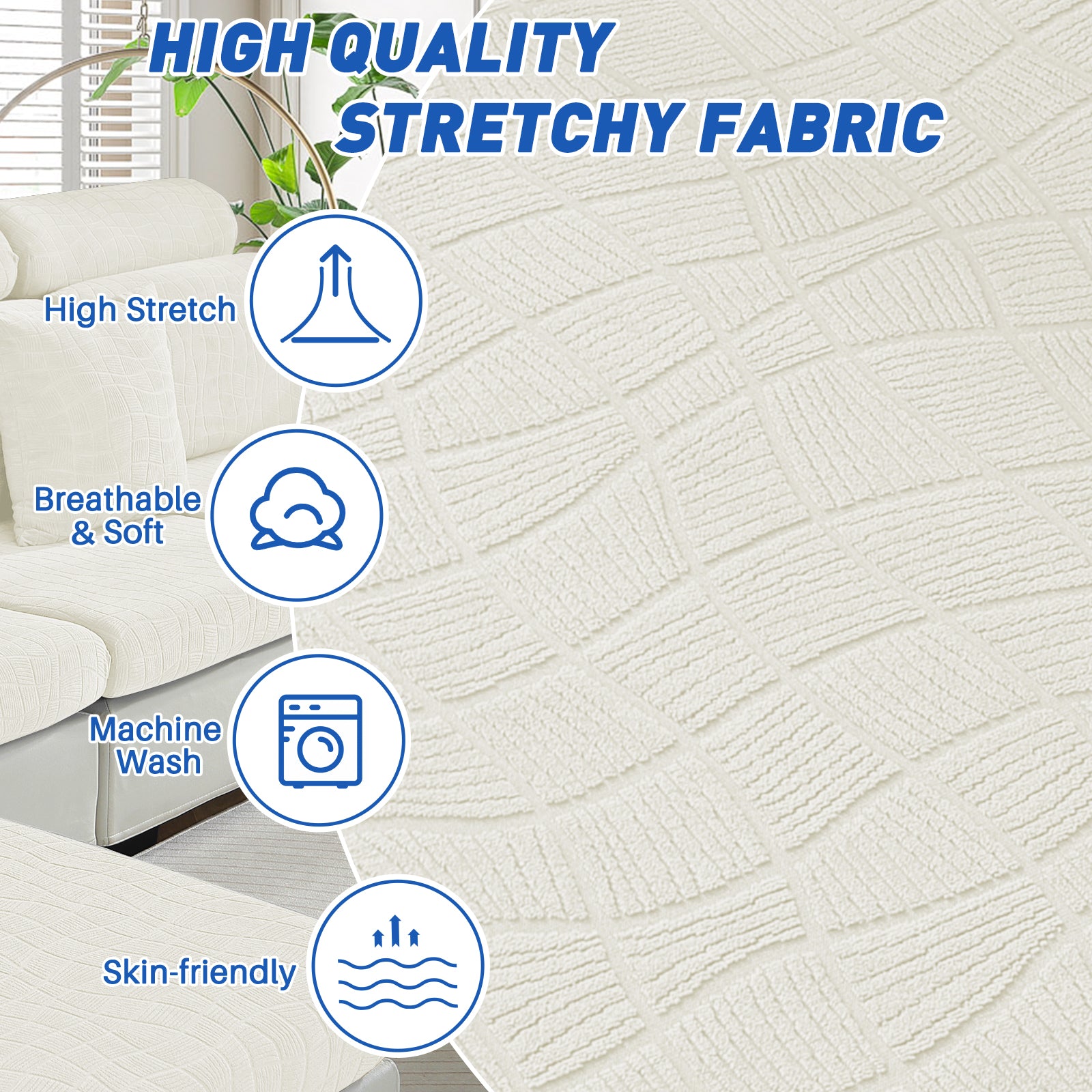 Copertura impermeabile e stretch per sedile del divano 1 posto Geometrica | YSTYLE