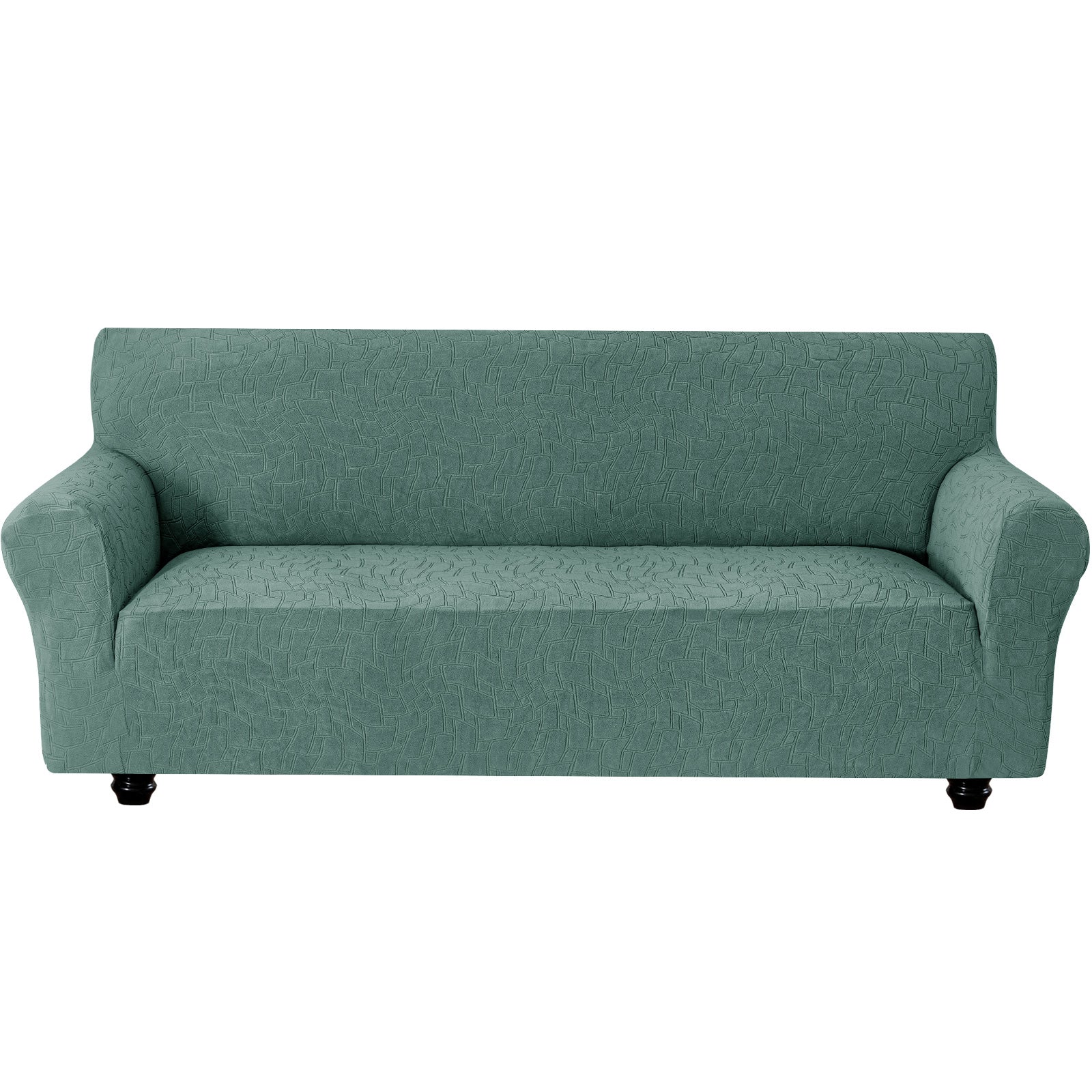 Ystyle Stretch 3 Seater Sofa Cover Jacquard Geometric Pattern-YSTYLE