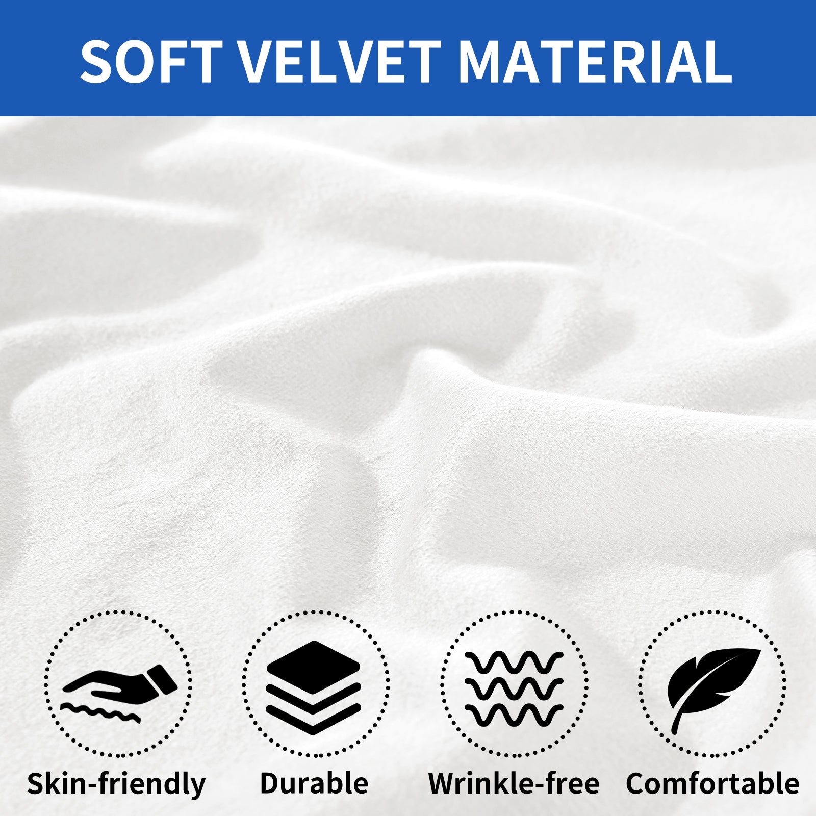 YSTYLE Samt-Stretch-Sofaschoner 2-sitzig Anti-Rutsch