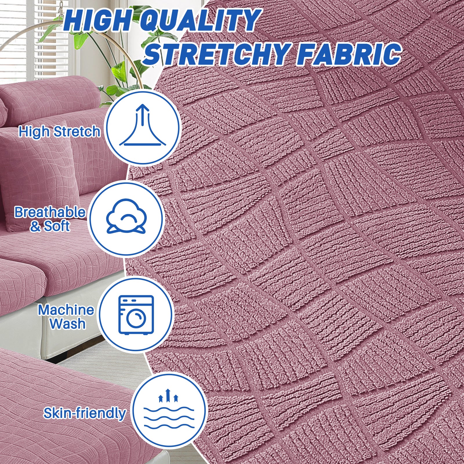 Copertura impermeabile e stretch per sedile del divano 1 posto Geometrica | YSTYLE