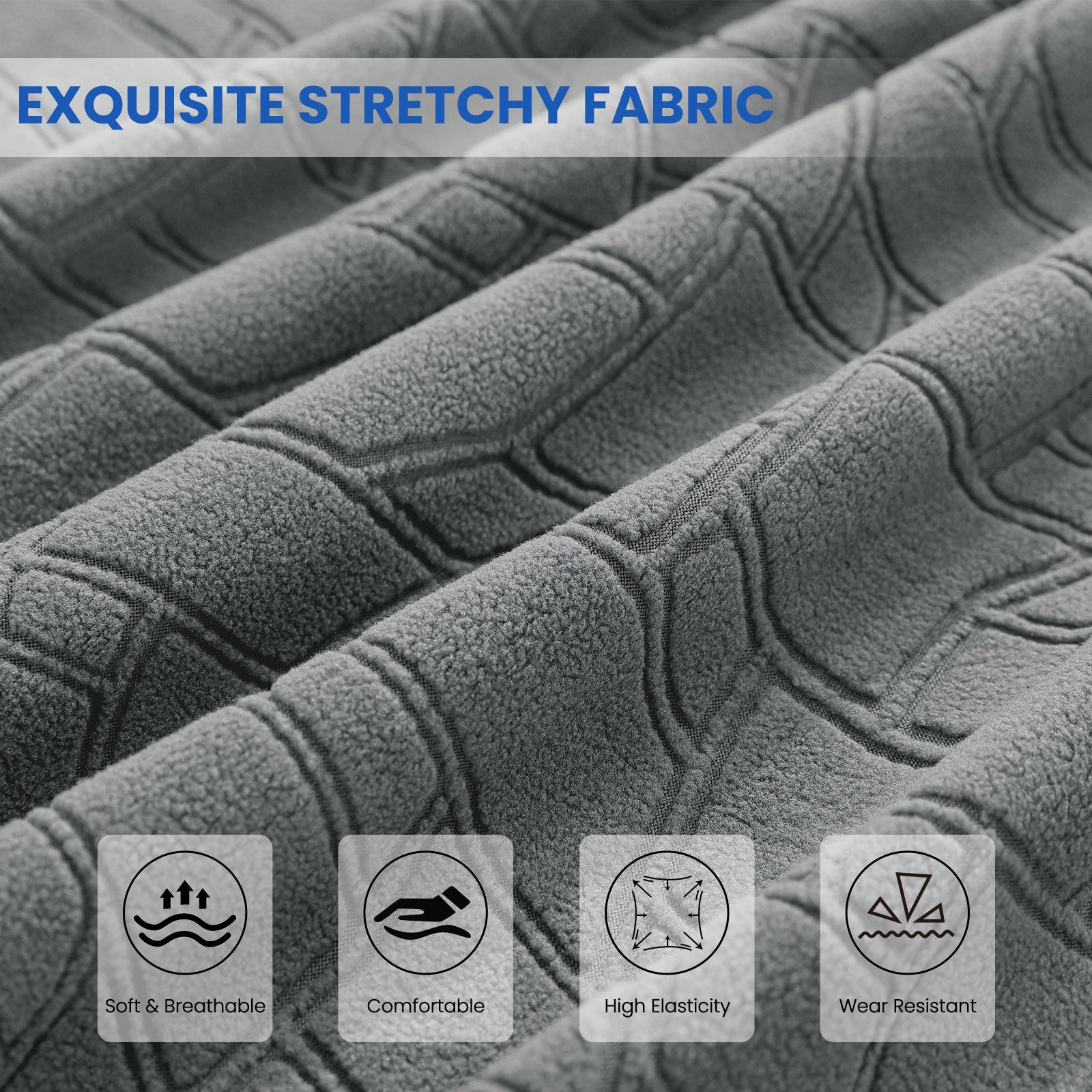 YSTYLE Universal Elastic 90cm Headboard Cover Dustproof Washable