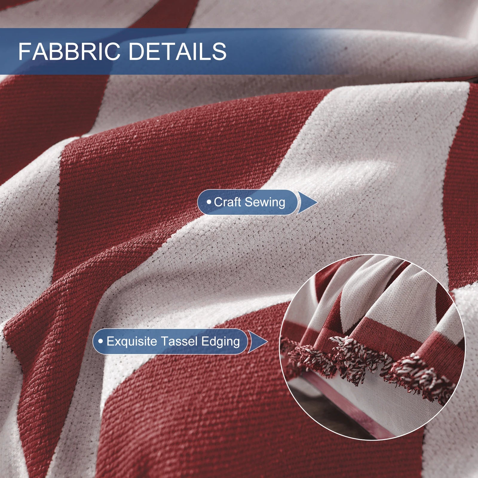 YSTYLE 4 Seater Sofa Blanket , Full Coverage, Stain-Resistant, All-Season Design,Geometric Rhombus