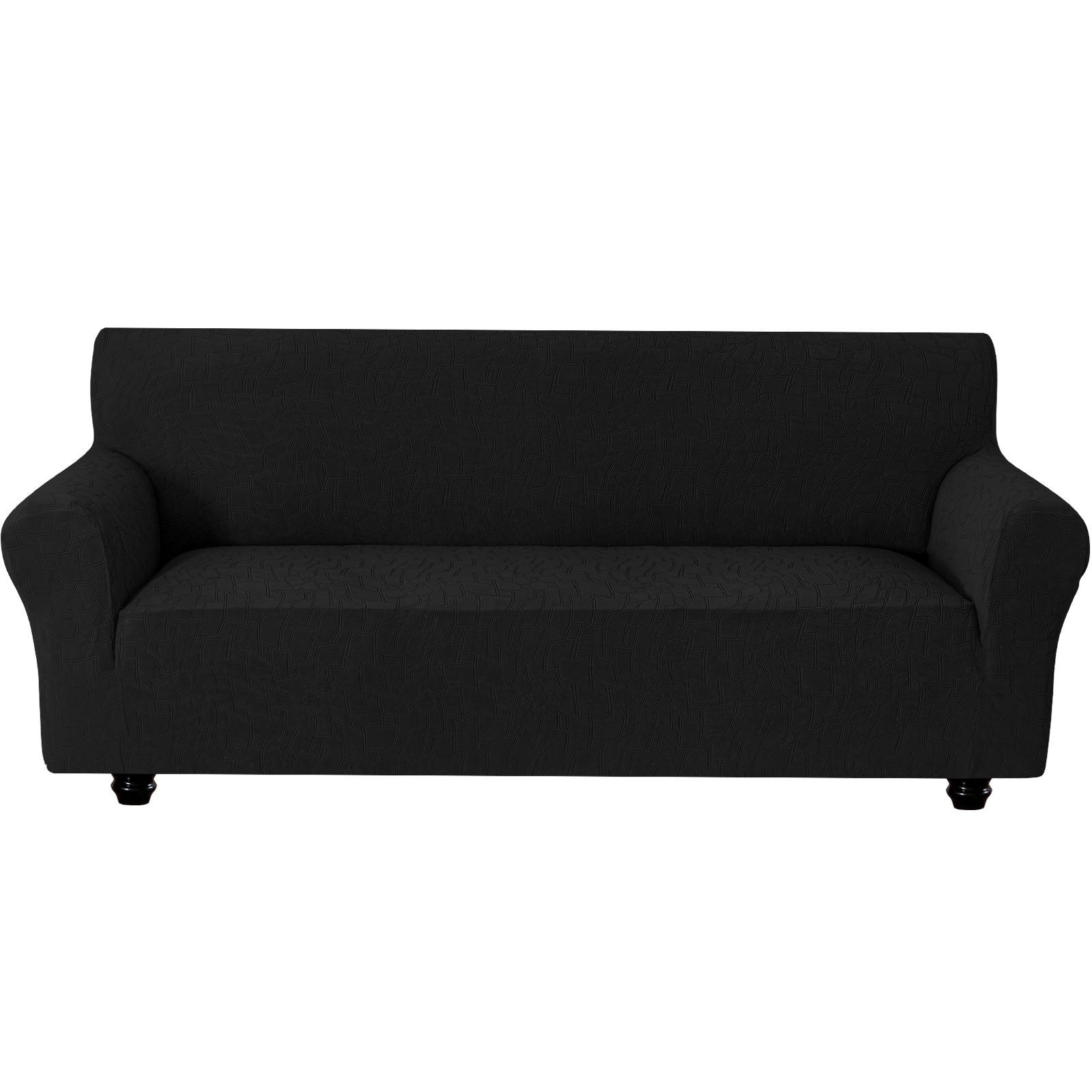 Ystyle Stretch 3 Seater Sofa Cover Jacquard Geometric Pattern-YSTYLE