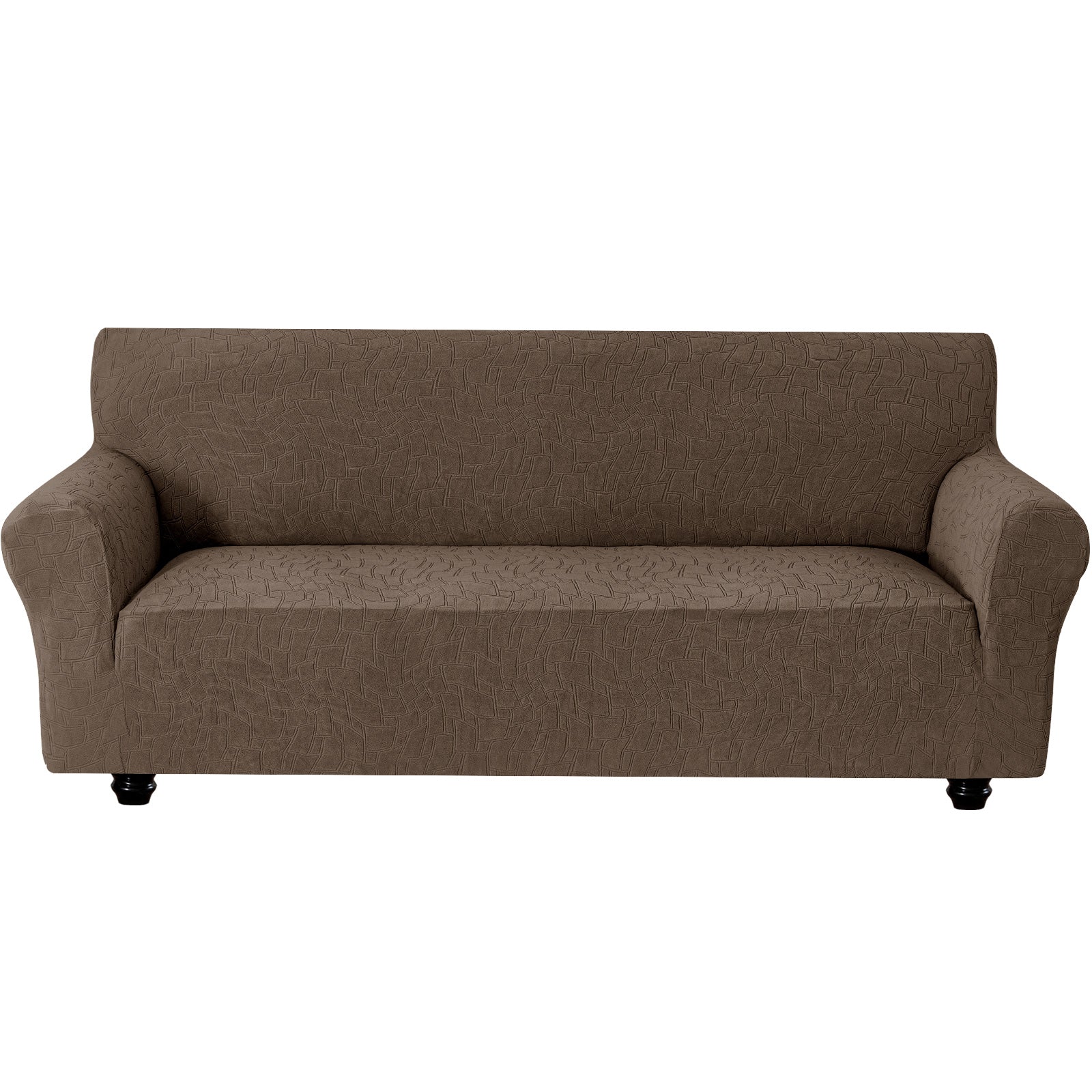 Ystyle Stretch 3 Seater Sofa Cover Jacquard Geometric Pattern-YSTYLE