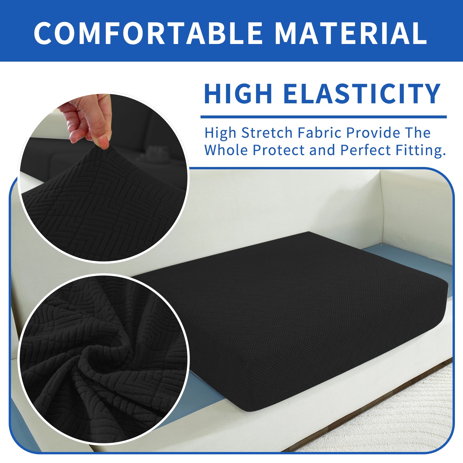 YSTYLE Coprisedile per divano stretch con funzione antiscivolo