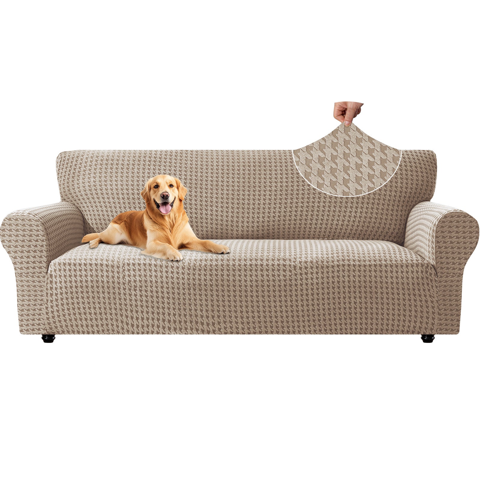 Ystyle Stretch 3 Seater Sofa Cover with New Pattern Anti Slip-YSTYLE