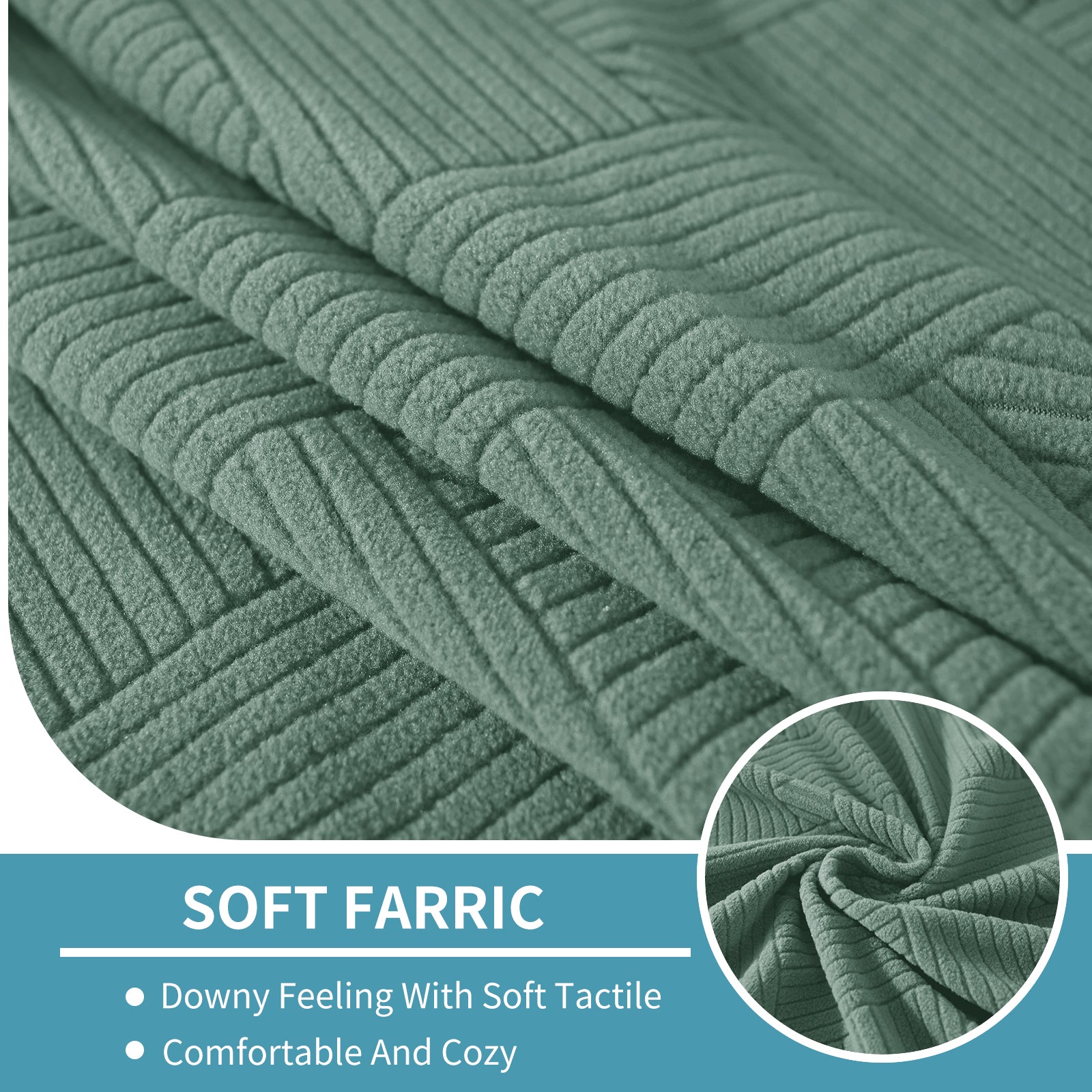 YSTYLE Sofá 1 Pieza Manta para Asiento – Ajuste Elástico, Antideslizante, Patrón Geométrico, Uso Universal, Protección Total - Patrón Entrelazado