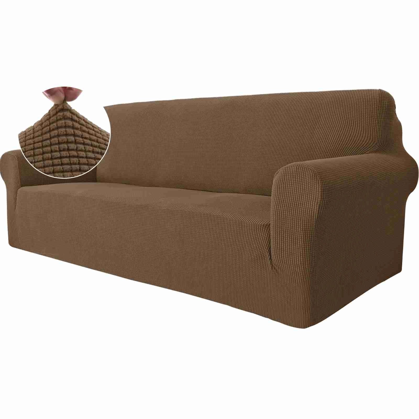 YSTYLE 3 Seater Sofa Cover – Stretch,Anti-Slip & Pet-Friendly, Scratch Resistant, Washable-Grid