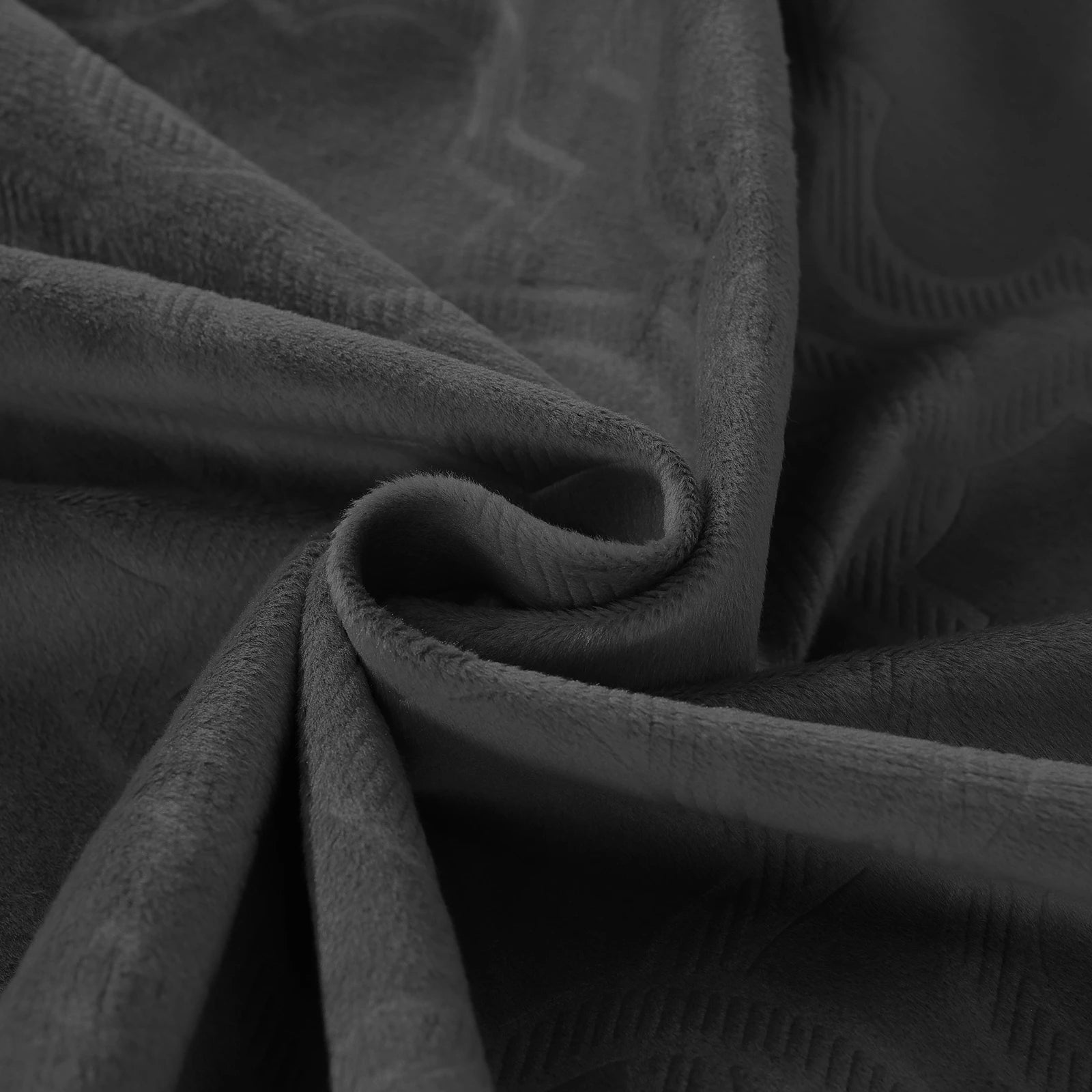 YSTYLE Velvet Sofa Cushion Covers, Decorative Throw Pillow Covers, 2 pcs, Hidden Zipper-Lantern Shape