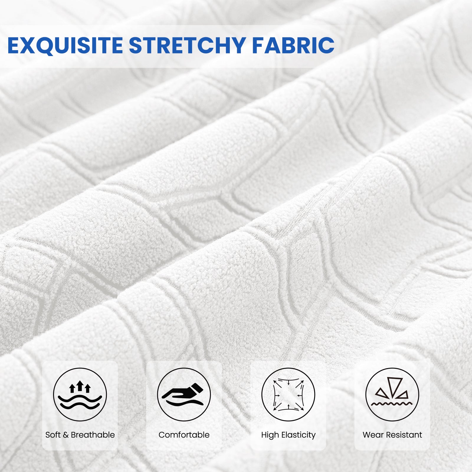 YSTYLE Universal Elastic 180cm Headboard Cover Dustproof Washable