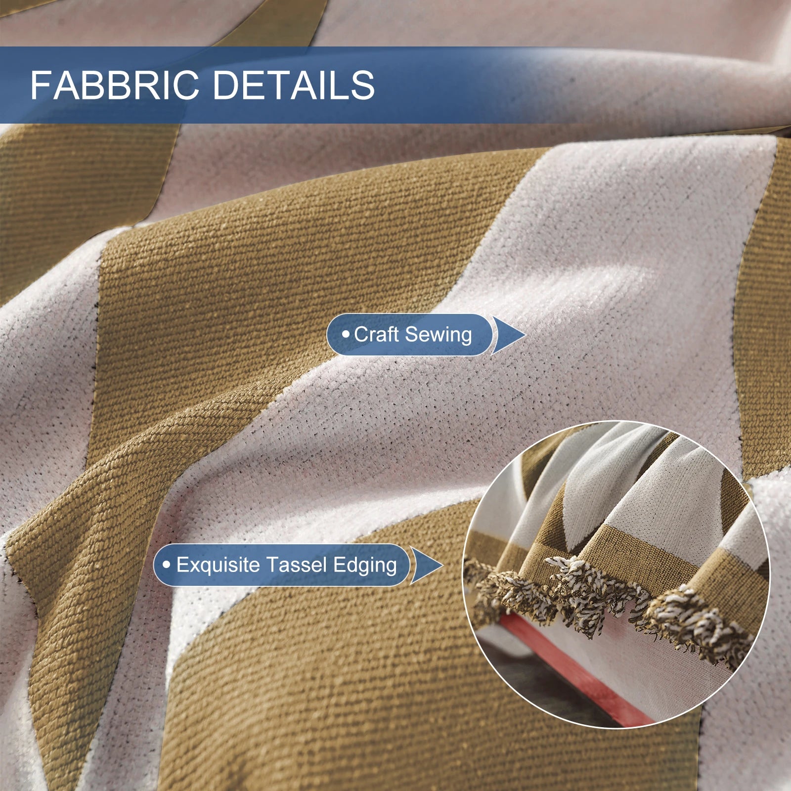 YSTYLE 2 Seater Sofa Blanket , Full Coverage, Stain-Resistant, All-Season Design,Geometric Rhombus