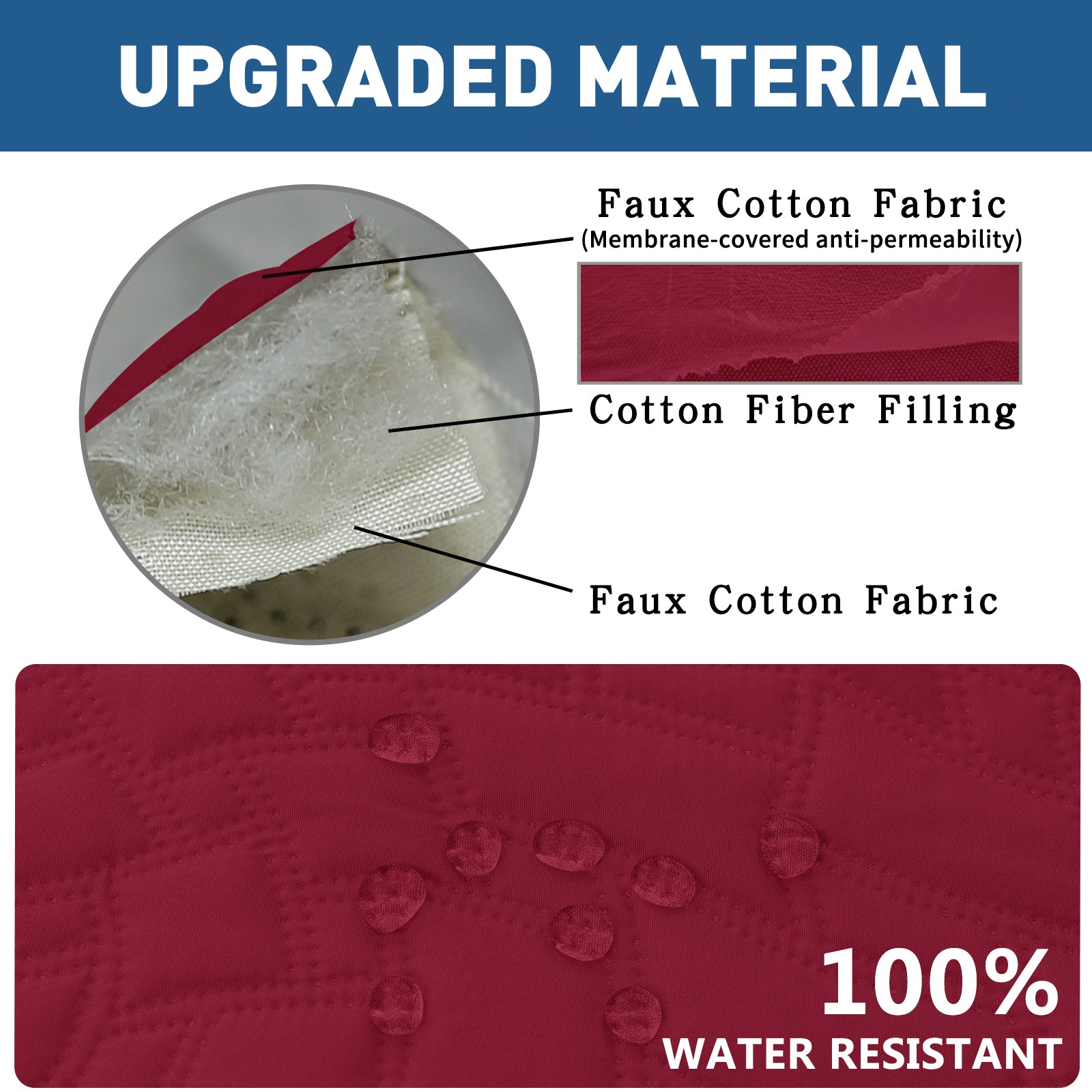 Copertura impermeabile per poltrona tripla YSTYLE, antiscivolo per la protezione degli animali domestici