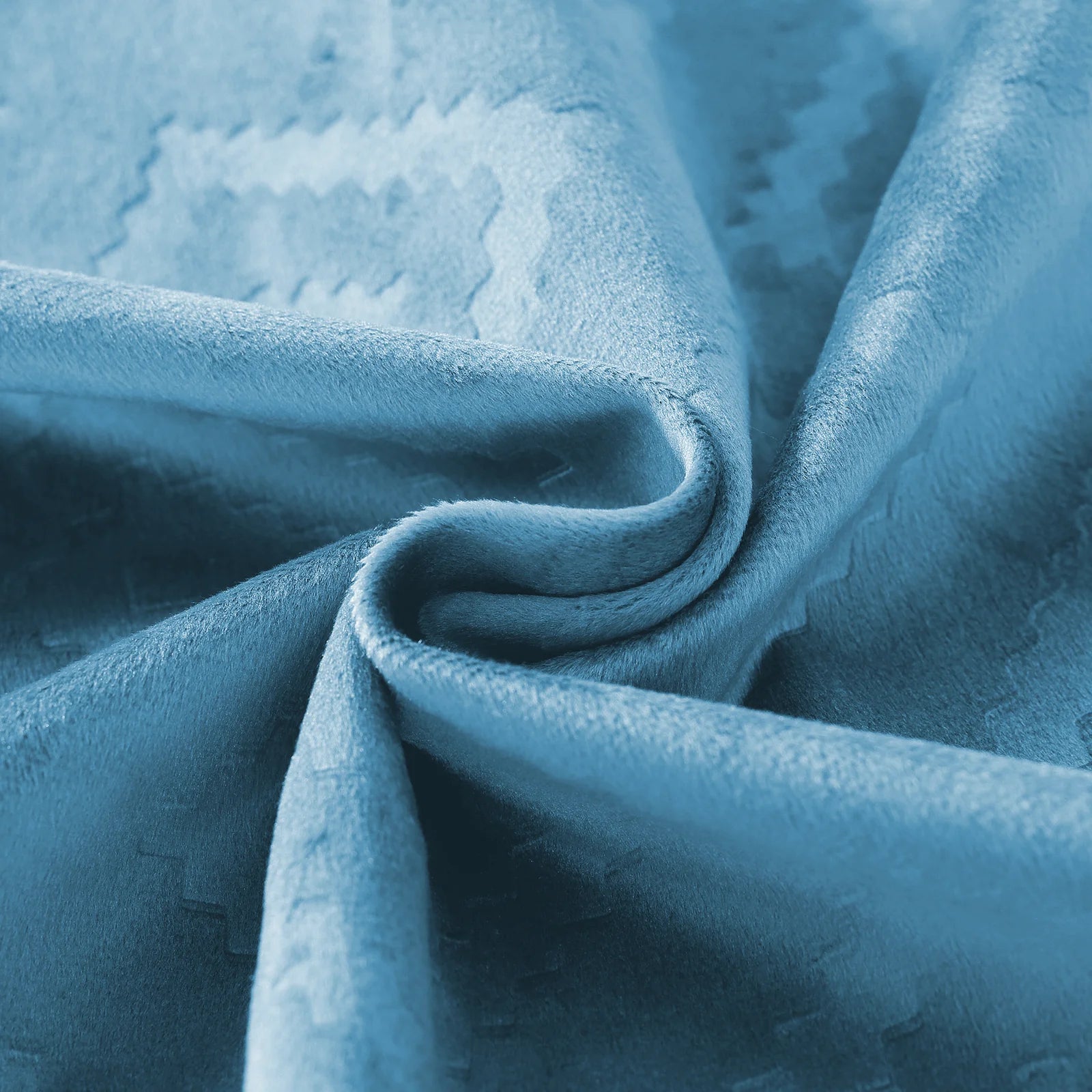 YSTYLE Velvet Sofa Cushion Covers, Decorative Throw Pillow Covers, 2 pcs, Hidden Zipper-Square shape