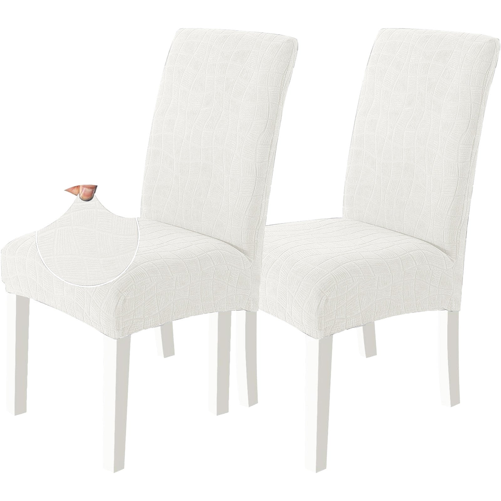 YSTYLE 2 Pieces Universal Stretch Chair Covers with Backrest